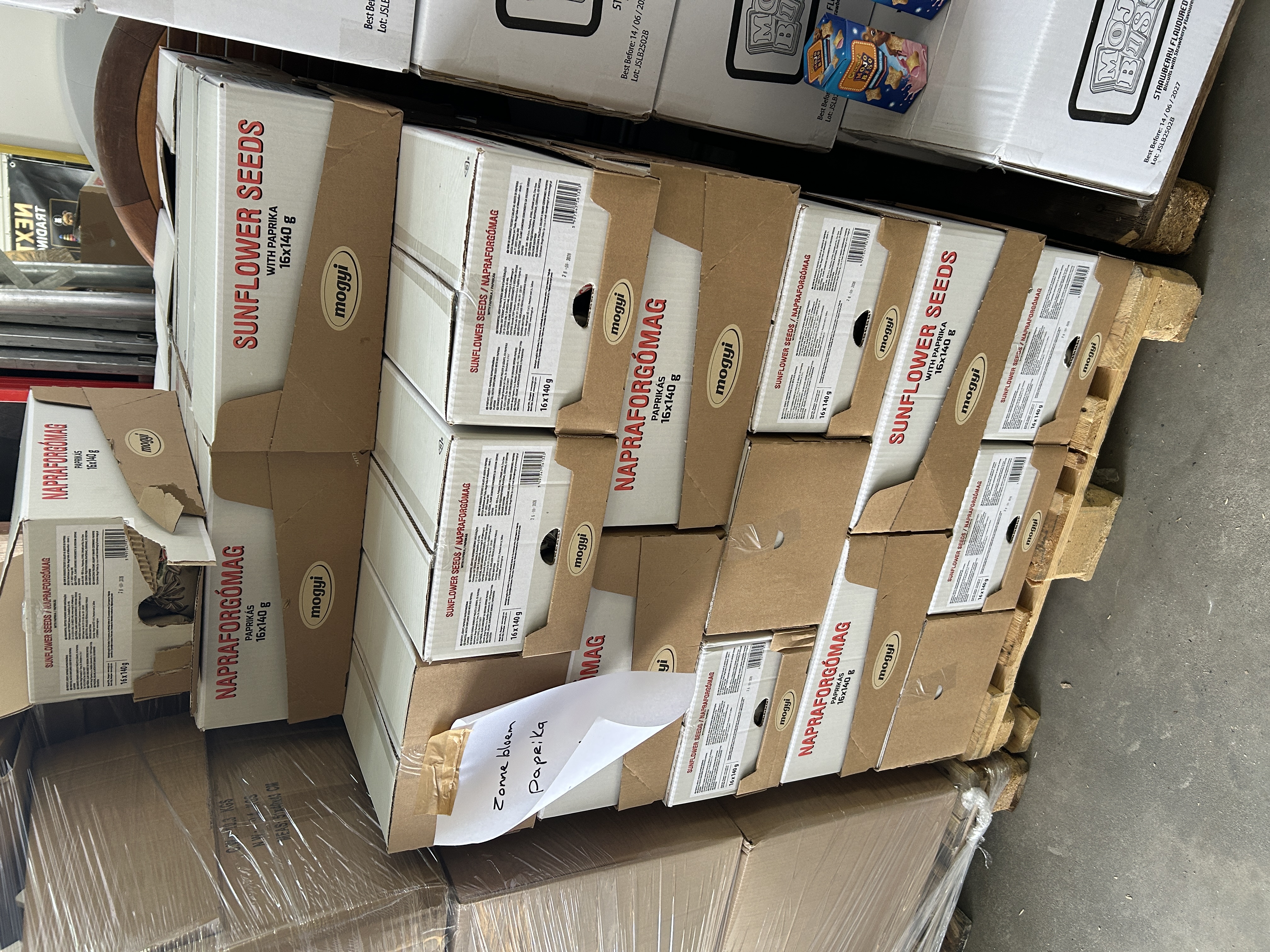 30x omdoos Zonnebloem pitten Paprika – kavel bij GSD Auctions, Zoeterwoude