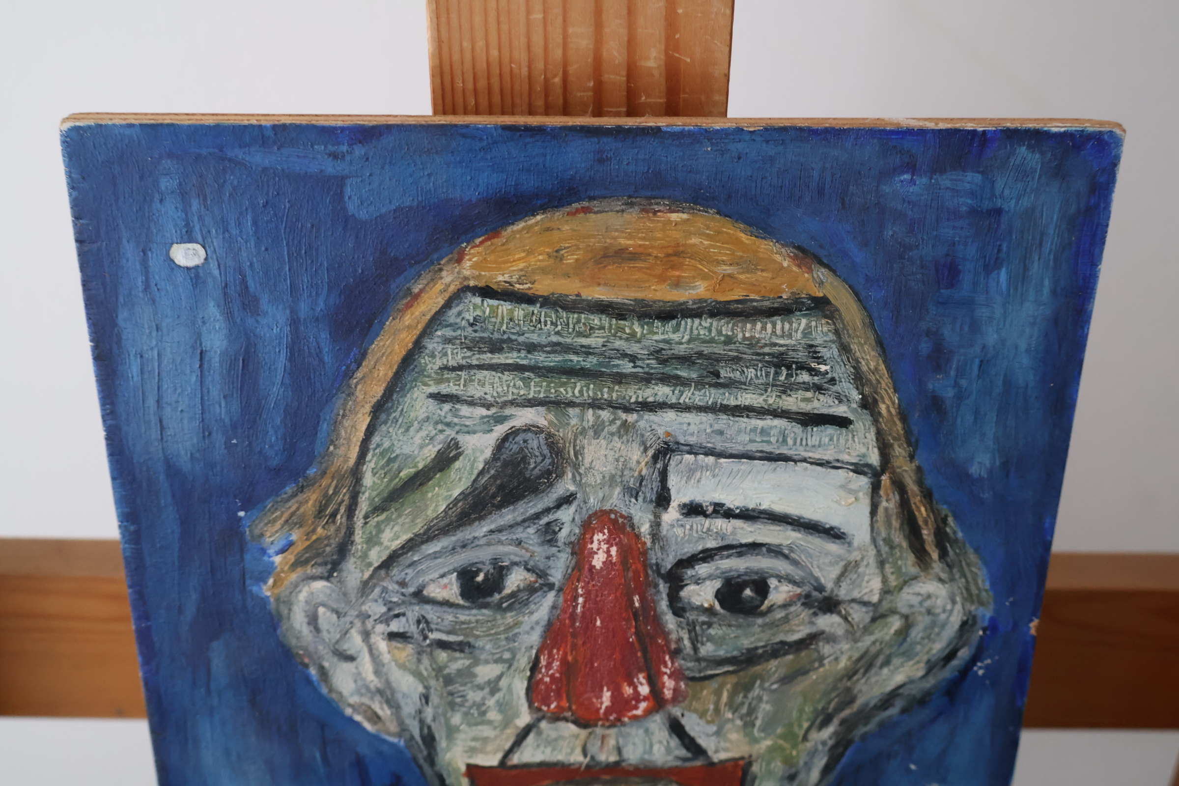 Abstract portretschilderij man'' – foto 3 – kavel bij GSD Auctions, Zoeterwoude