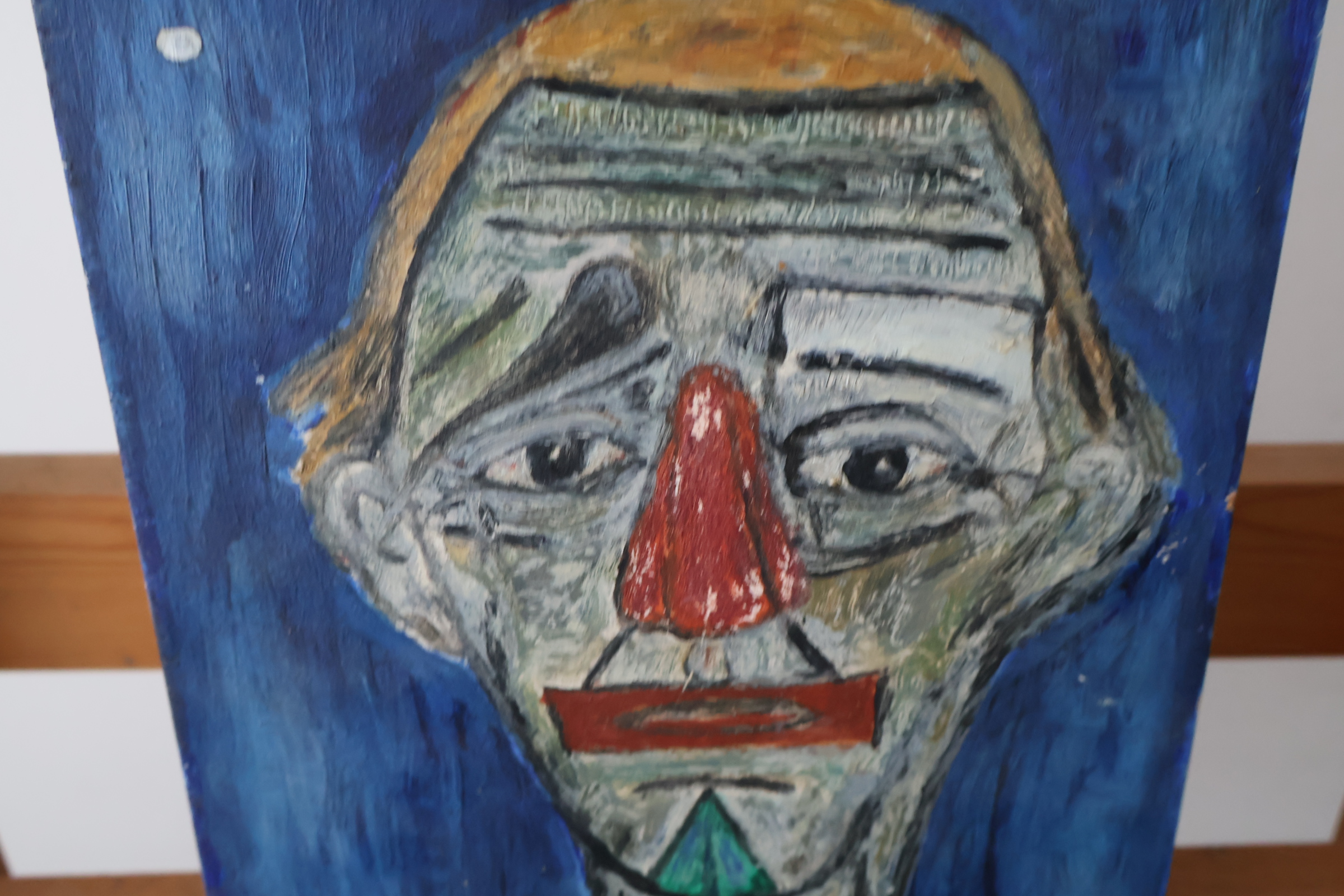 Abstract portretschilderij man'' – foto 4 – kavel bij GSD Auctions, Zoeterwoude