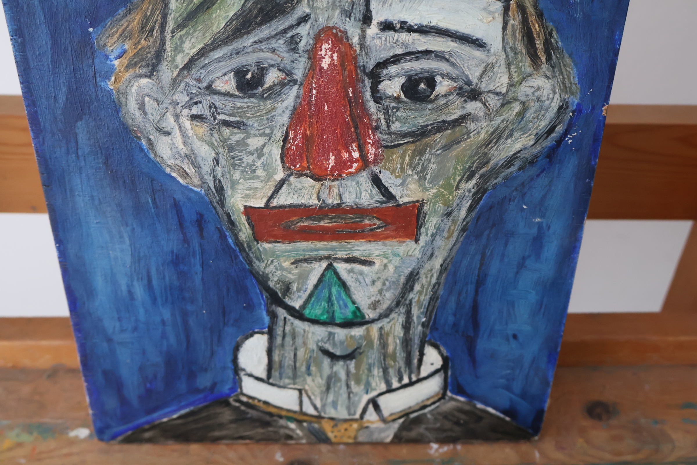 Abstract portretschilderij man'' – foto 5 – kavel bij GSD Auctions, Zoeterwoude