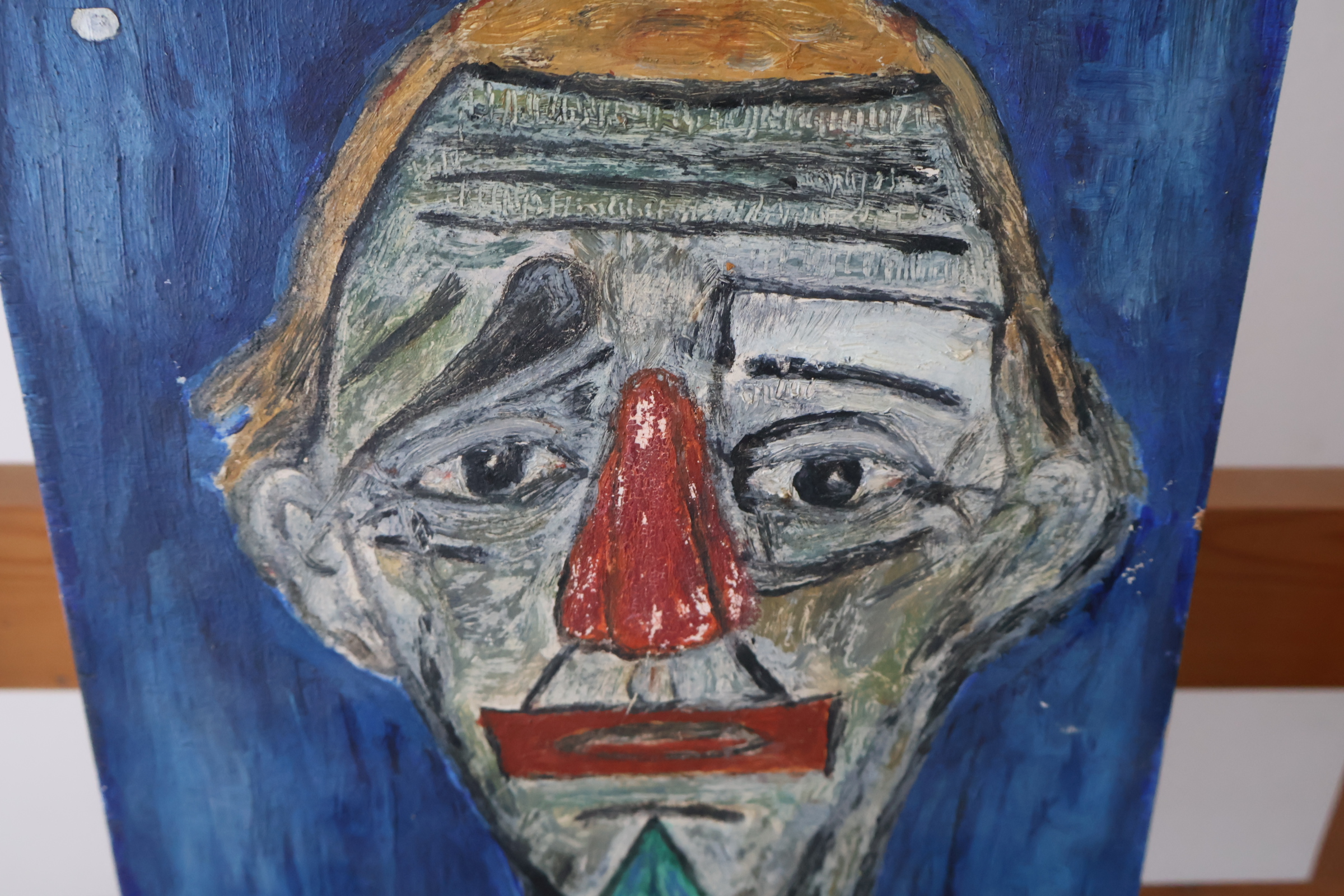 Abstract portretschilderij man'' – foto 6 – kavel bij GSD Auctions, Zoeterwoude