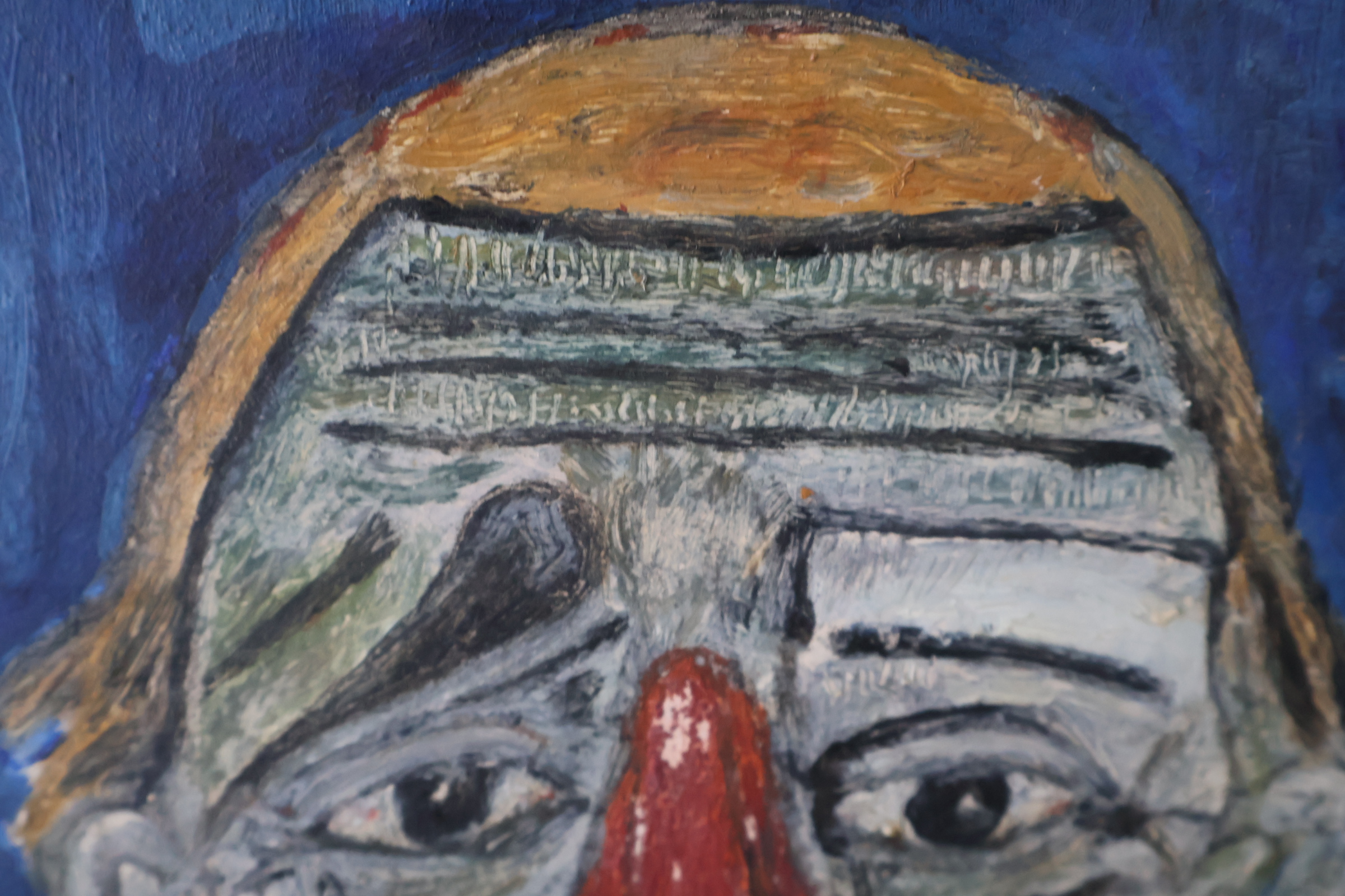 Abstract portretschilderij man'' – foto 7 – kavel bij GSD Auctions, Zoeterwoude