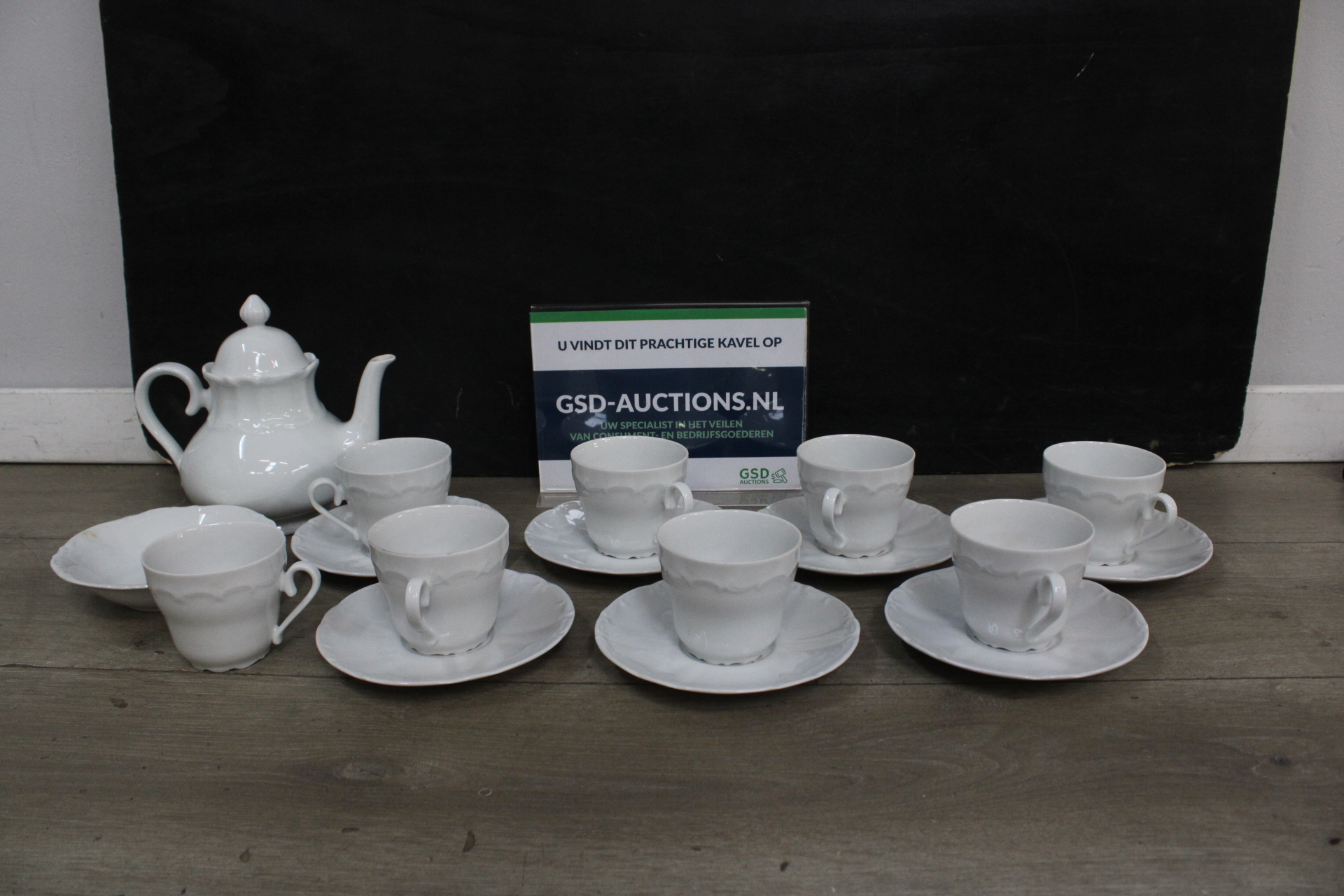Wit theeservies - Porselein - Bareuther Bavaria'' – kavel bij GSD Auctions, Zoeterwoude