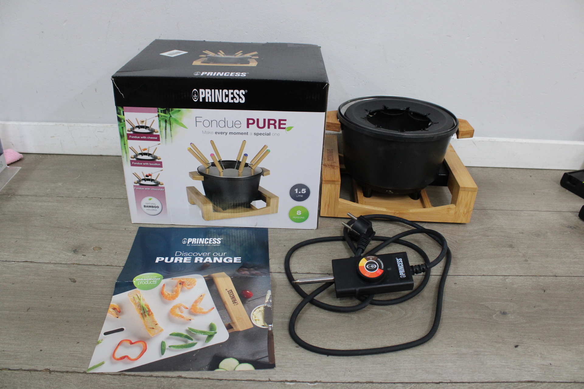Princess Fondue Pure set met elektrische regeling'' – foto 2 – kavel bij GSD Auctions, Zoeterwoude