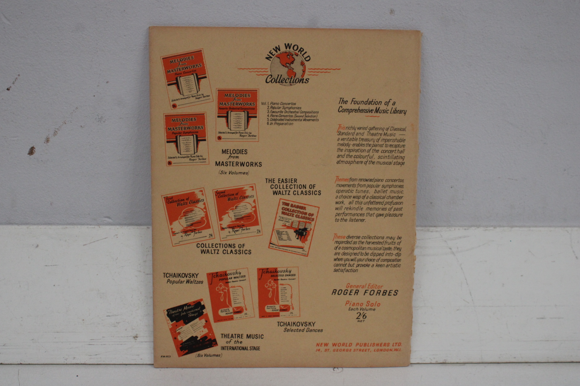 Vier vintage muziekboeken met piano bladmuziek'' – foto 8 – kavel bij GSD Auctions, Zoeterwoude