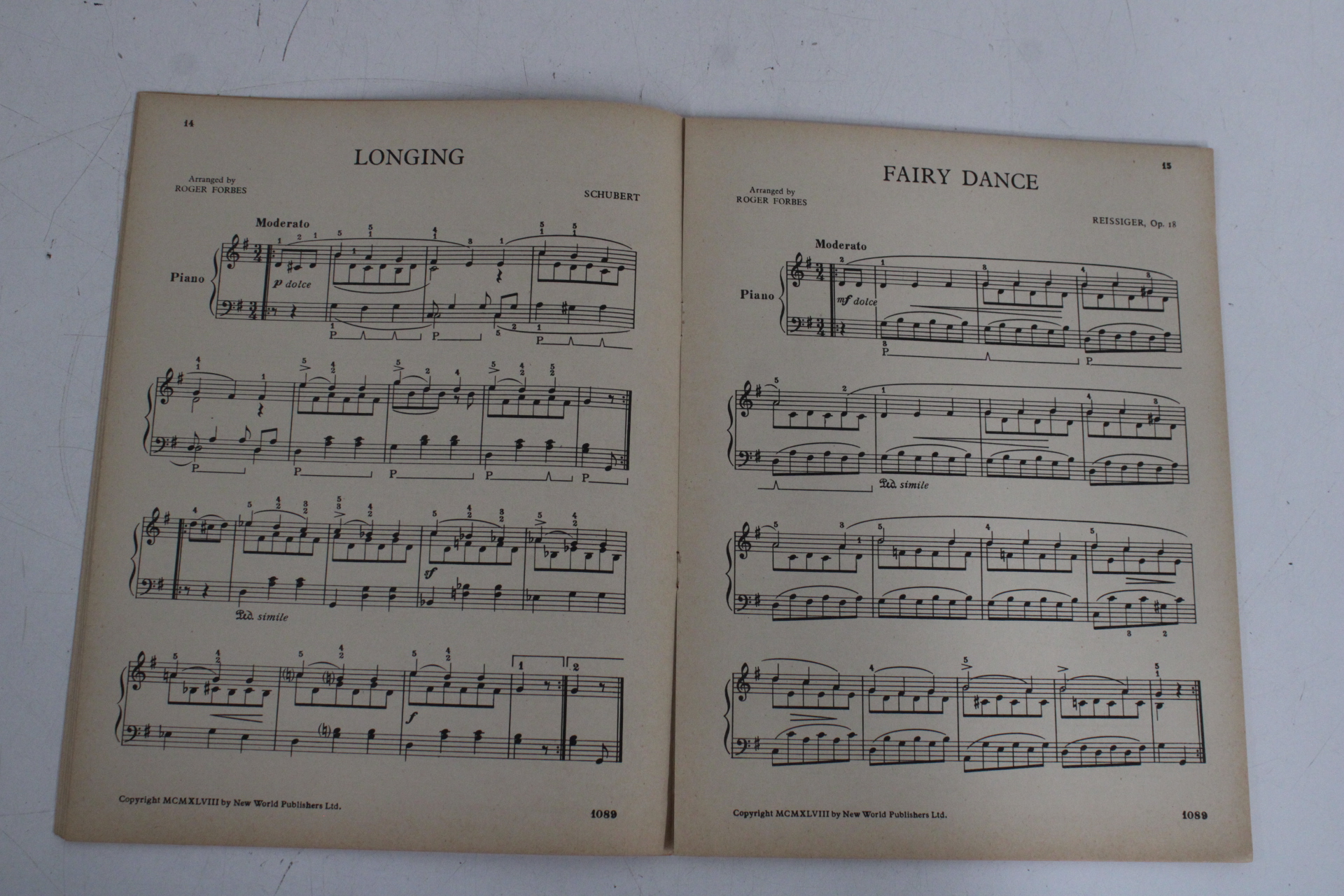 Vier vintage muziekboeken met piano bladmuziek'' – foto 9 – kavel bij GSD Auctions, Zoeterwoude