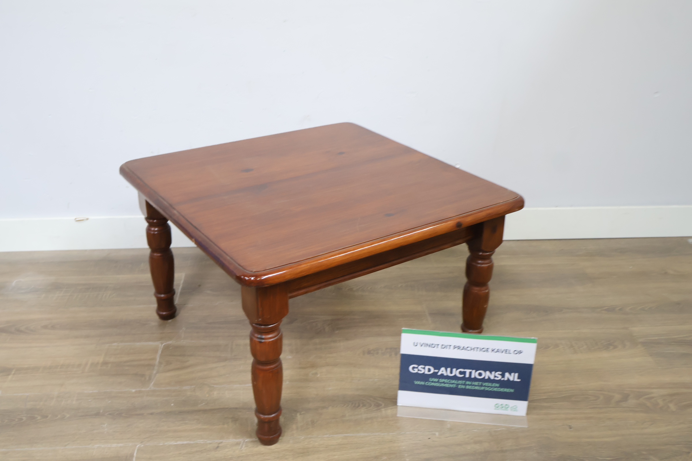 Houten salontafel, Bijzettafel'' – foto 2 – kavel bij GSD Auctions, Zoeterwoude