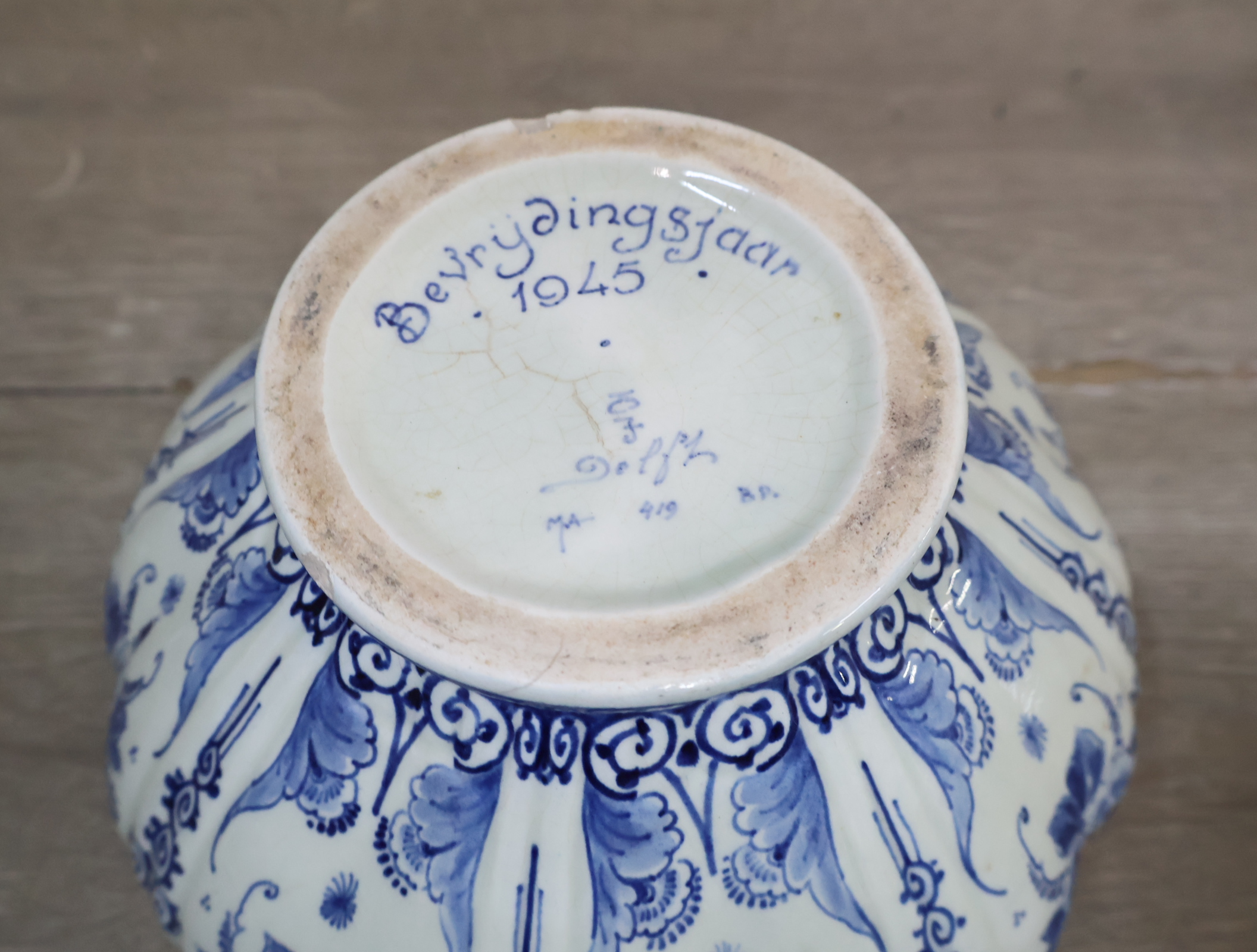 Porceleyne Fles - Delftsblauw - Bevrijdingsdag – foto 10 – kavel bij GSD Auctions, Zoeterwoude