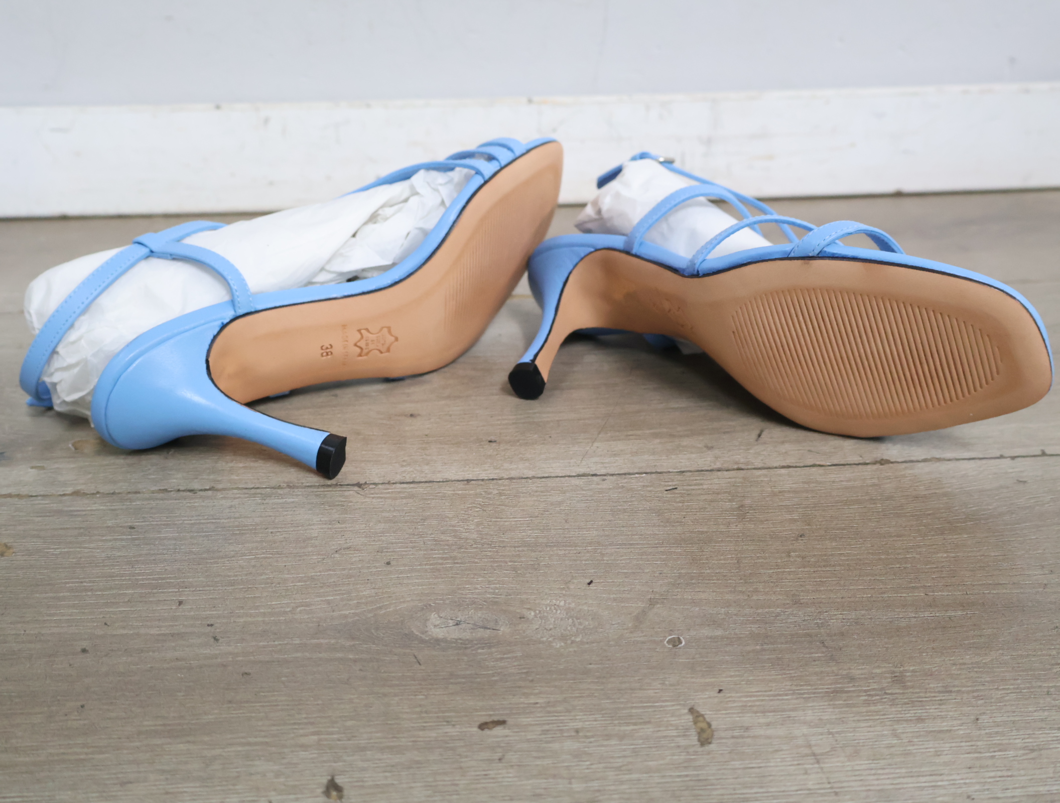 Blauwe damessandalen met bandjes - Maat 38' – foto 10 – kavel bij GSD Auctions, Zoeterwoude