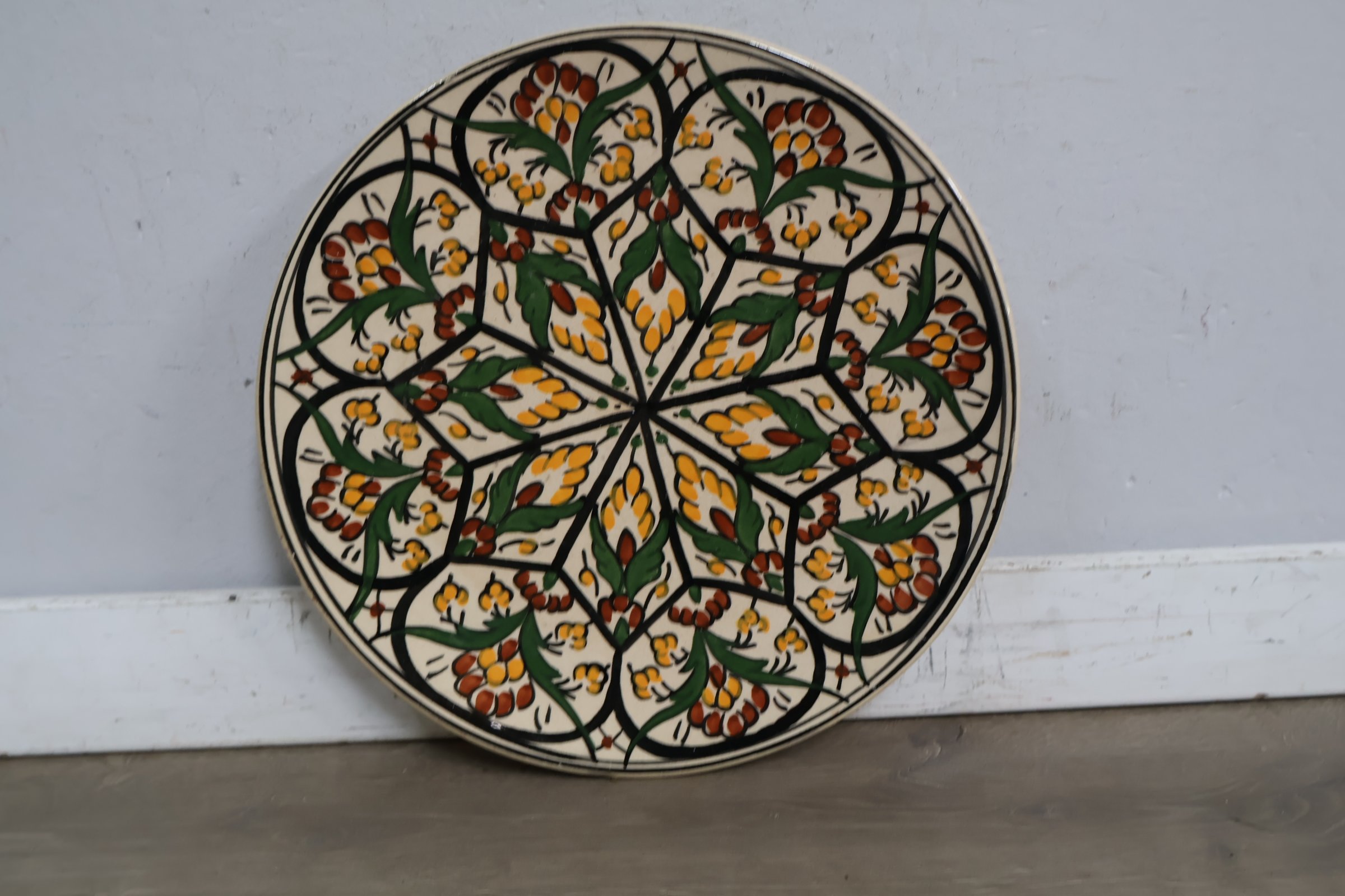 Set decoratieve borden met bloemmotieven'' – foto 9 – kavel bij GSD Auctions, Zoeterwoude