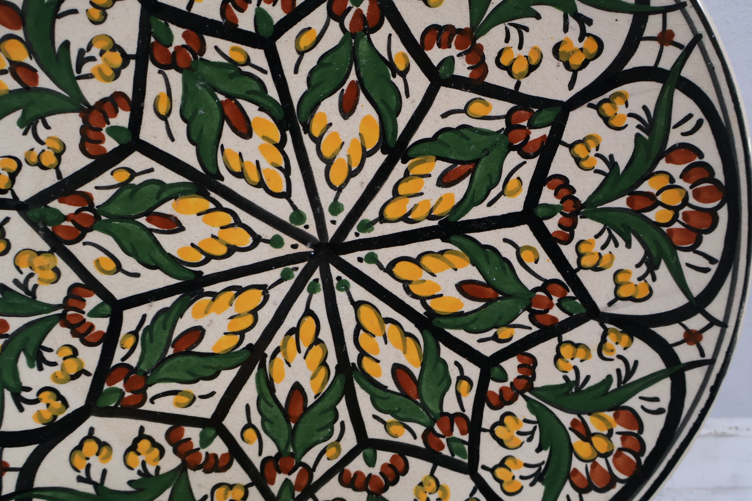 Set decoratieve borden met bloemmotieven'' – foto 10 – kavel bij GSD Auctions, Zoeterwoude