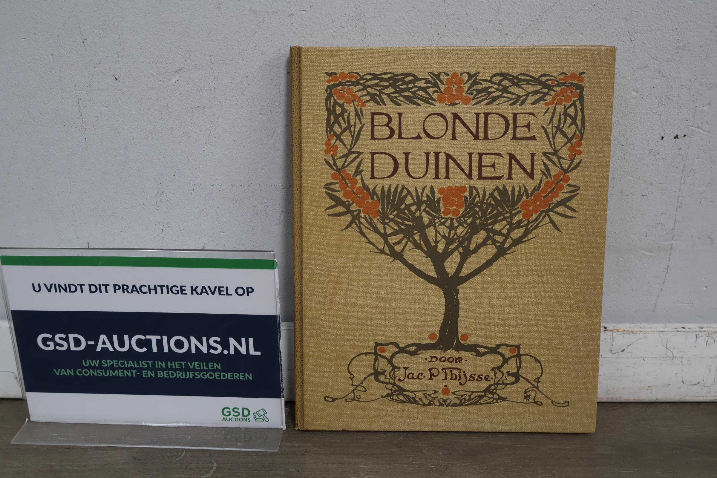Boek Blonde Duinen van Jac.P.Thijss – kavel bij GSD Auctions, Zoeterwoude