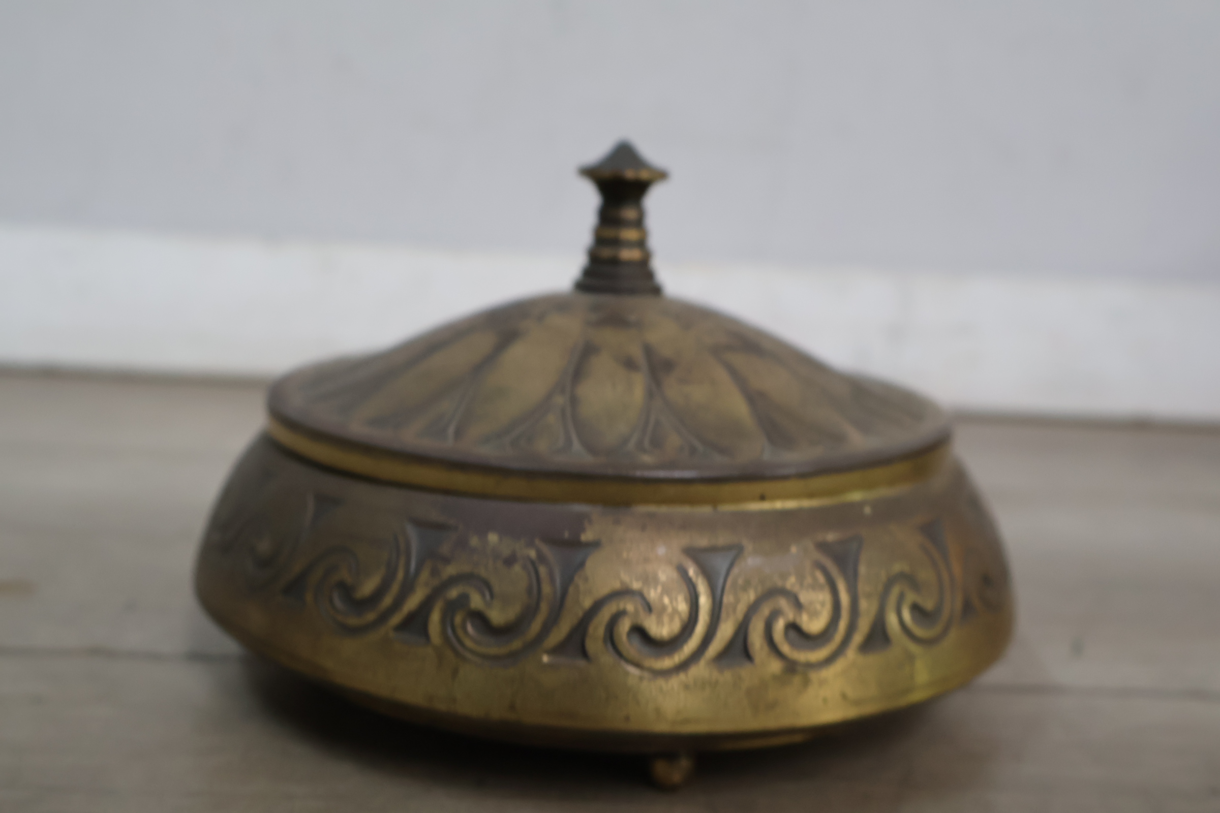 Antieke messing dekselpot – foto 4 – kavel bij GSD Auctions, Zoeterwoude