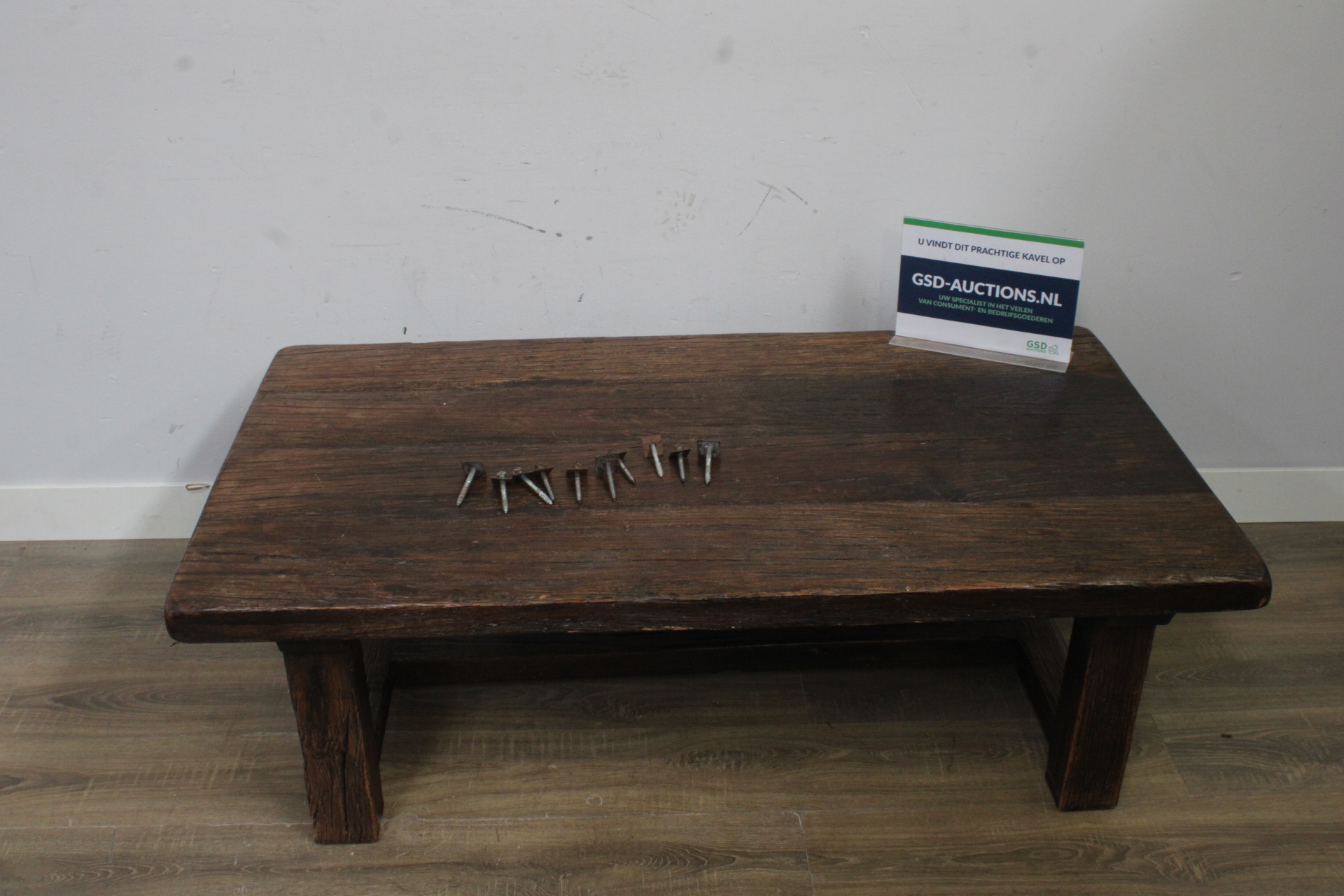 Antieke Houten Salontafel – kavel bij GSD Auctions, Zoeterwoude