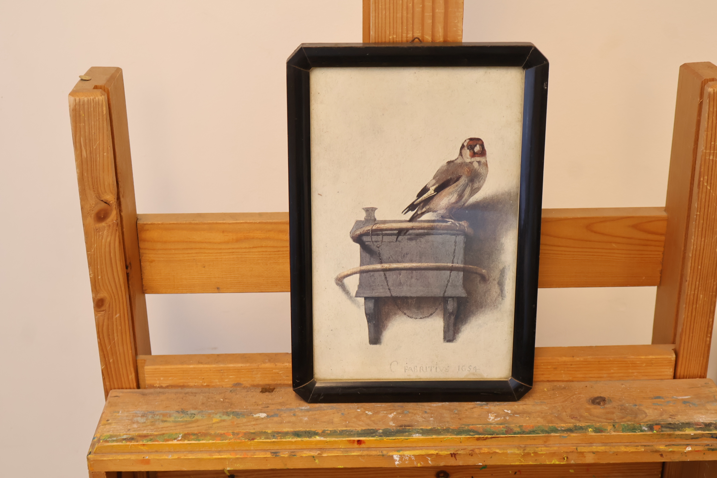 Ingelijste schilderij van een Europese goudvink – foto 2 – kavel bij GSD Auctions, Zoeterwoude