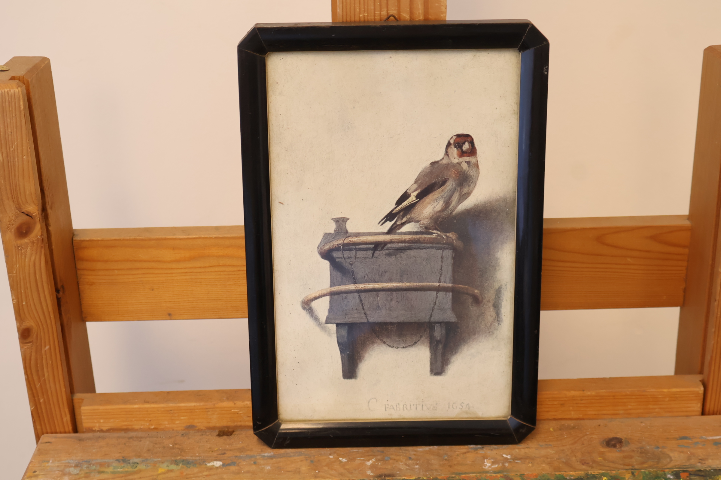 Ingelijste schilderij van een Europese goudvink – foto 5 – kavel bij GSD Auctions, Zoeterwoude