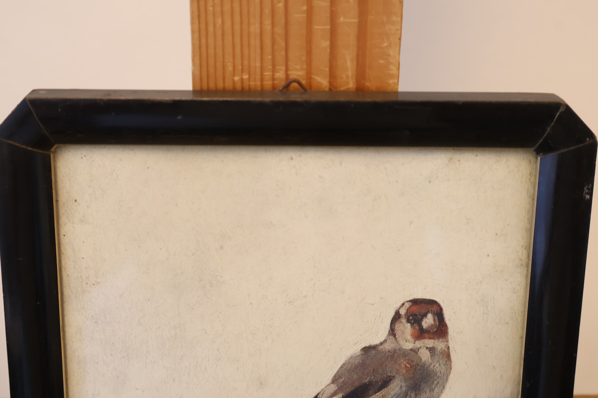 Ingelijste schilderij van een Europese goudvink – foto 10 – kavel bij GSD Auctions, Zoeterwoude