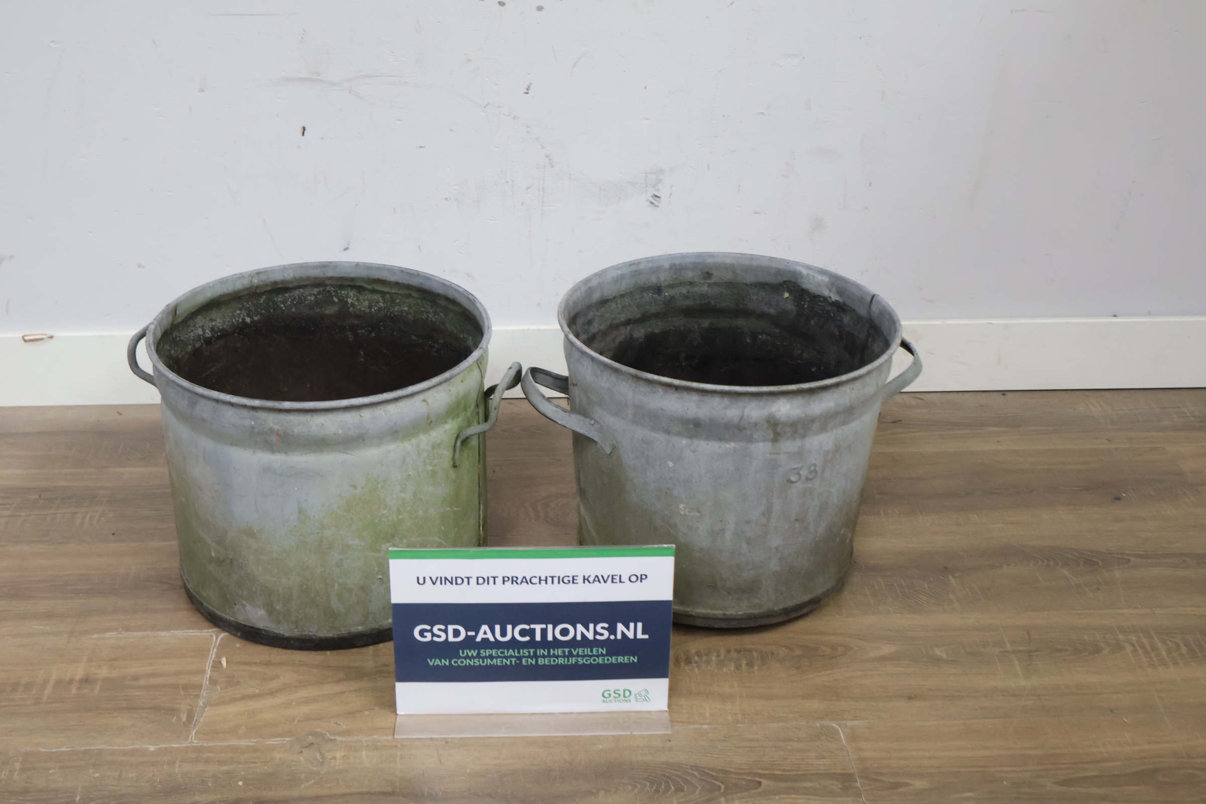 Set Zinken oude emmers – foto 2 – kavel bij GSD Auctions, Zoeterwoude