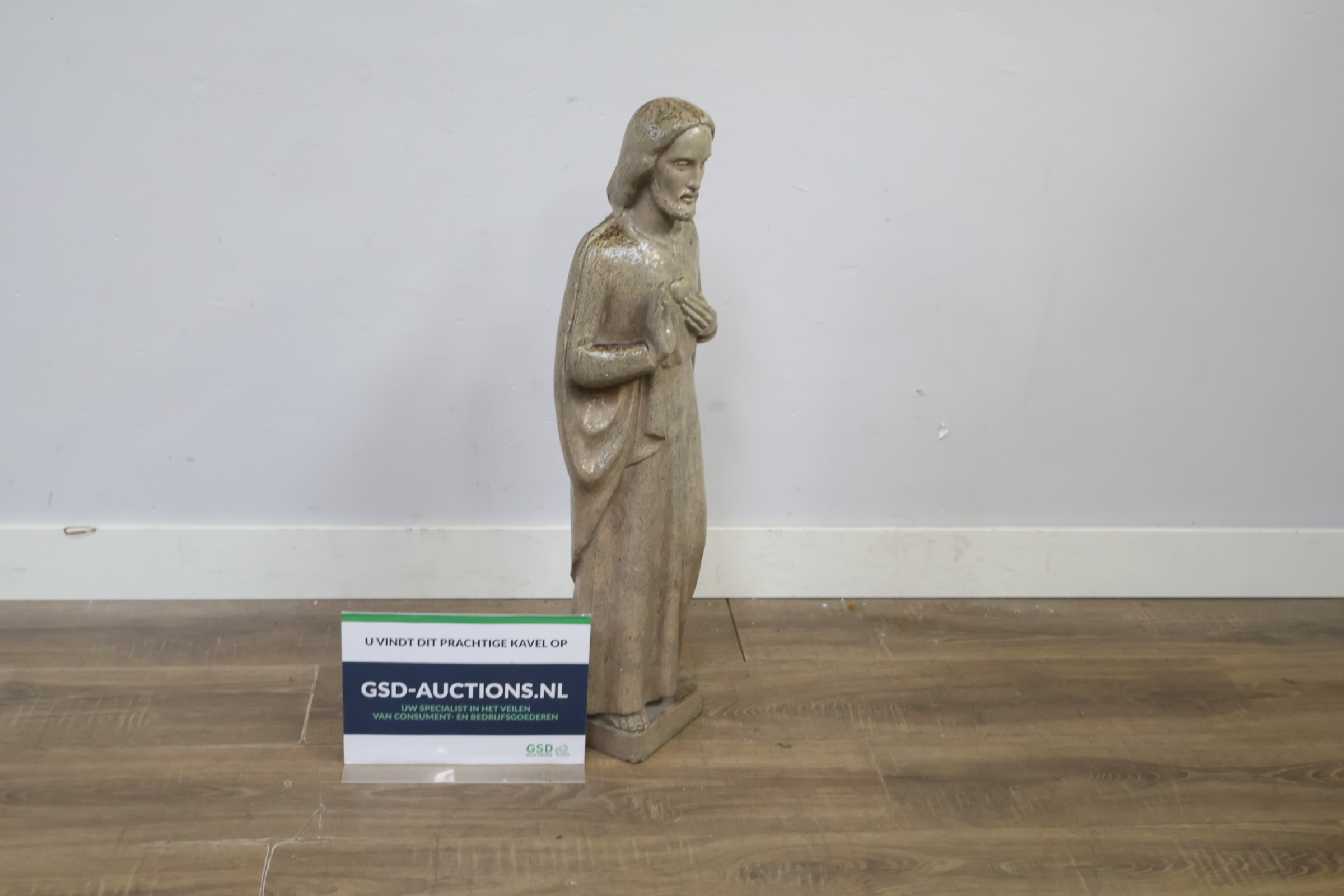 Groot Religieus beeld van Jezus - 80cm – kavel bij GSD Auctions, Zoeterwoude