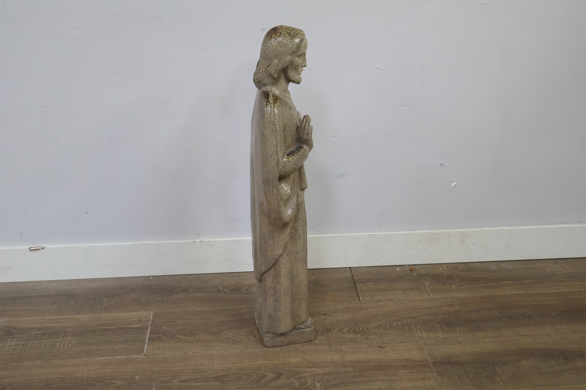 Groot Religieus beeld van Jezus - 80cm – foto 3 – kavel bij GSD Auctions, Zoeterwoude