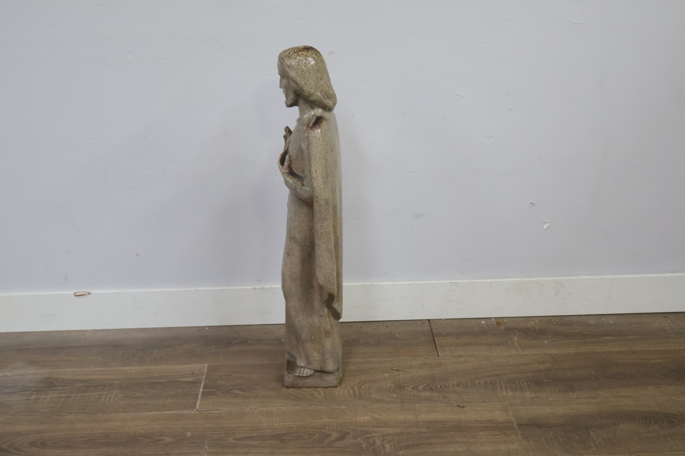 Groot Religieus beeld van Jezus - 80cm – foto 6 – kavel bij GSD Auctions, Zoeterwoude