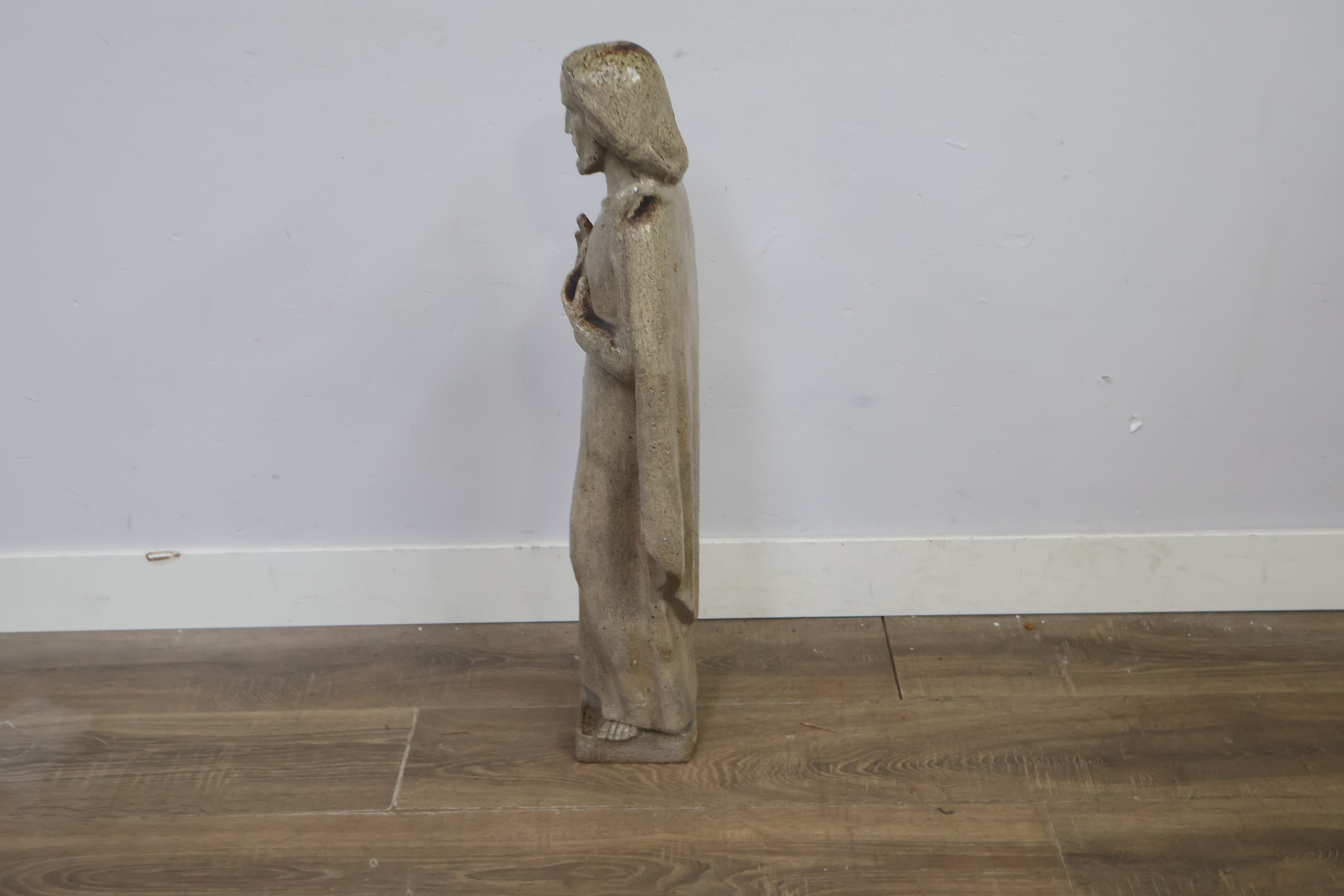 Groot Religieus beeld van Jezus - 80cm – foto 7 – kavel bij GSD Auctions, Zoeterwoude