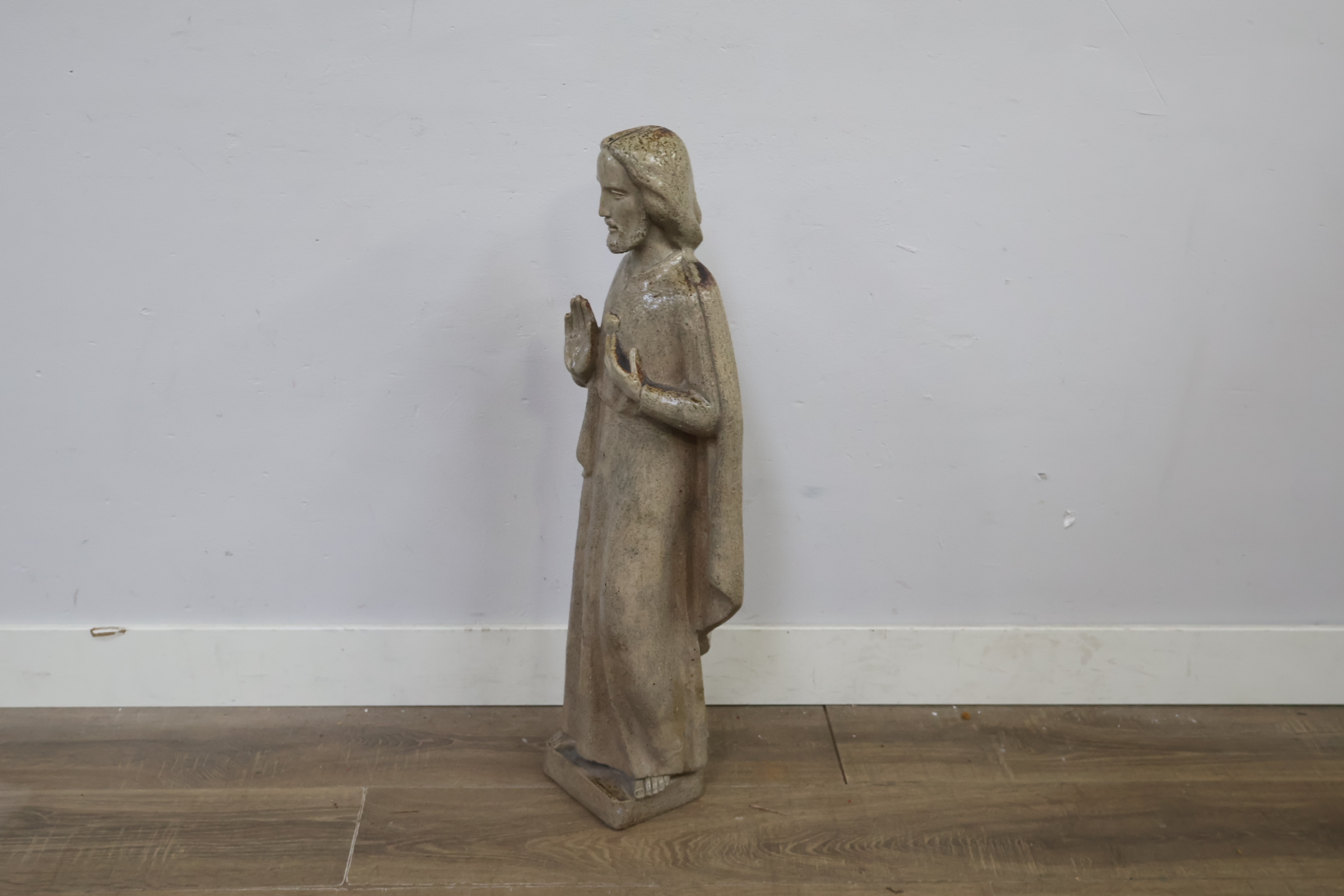 Groot Religieus beeld van Jezus - 80cm – foto 8 – kavel bij GSD Auctions, Zoeterwoude