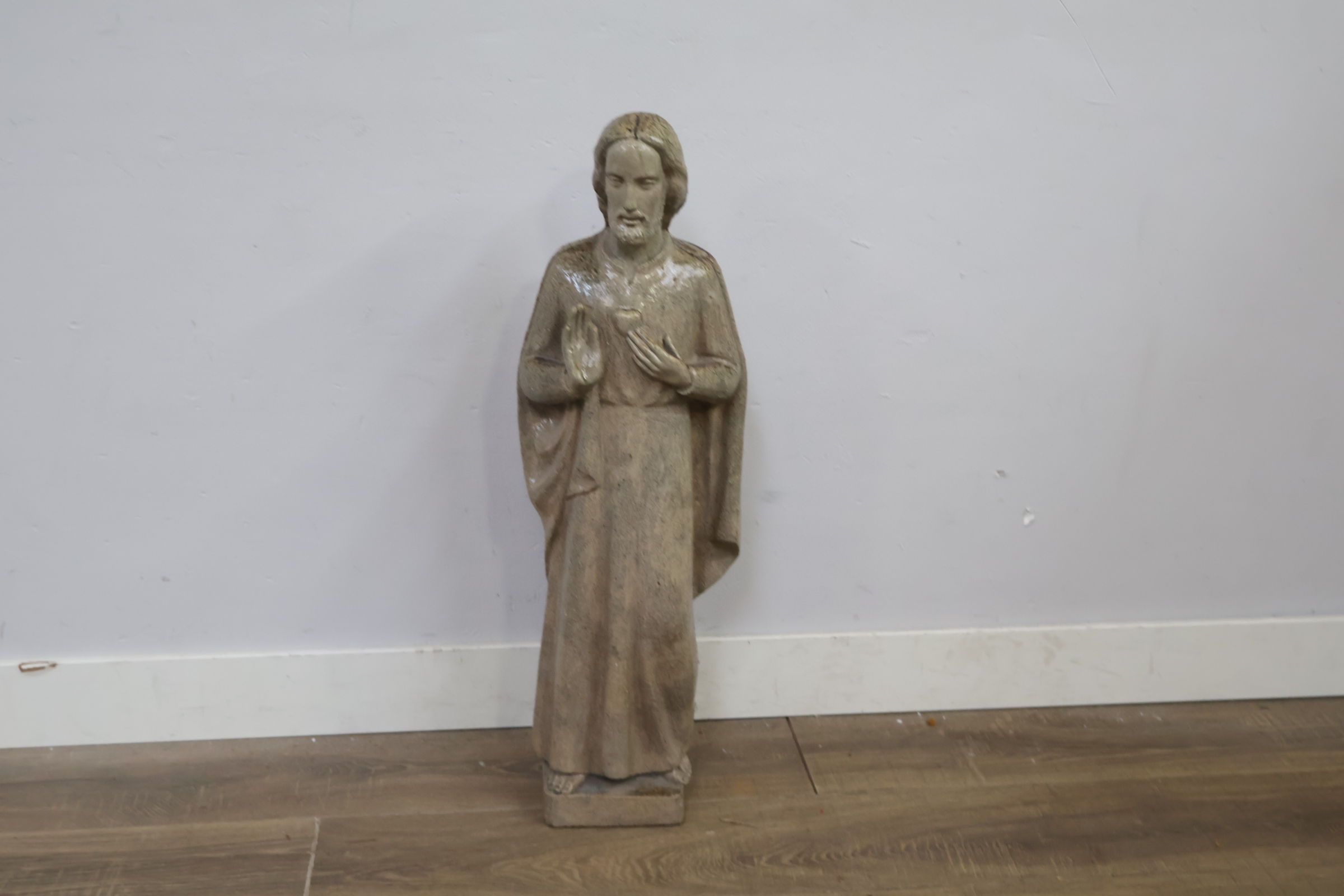 Groot Religieus beeld van Jezus - 80cm – foto 9 – kavel bij GSD Auctions, Zoeterwoude