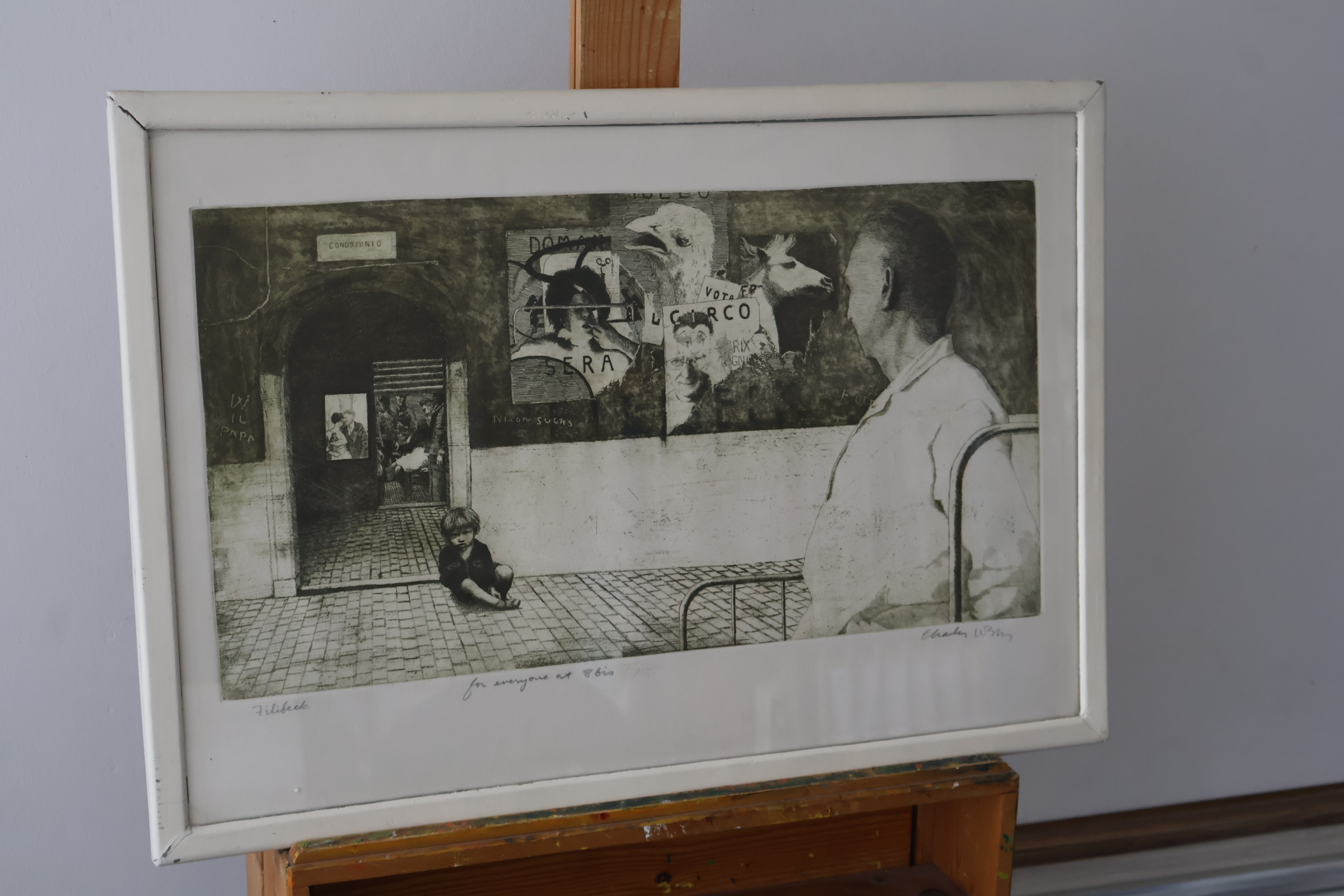 Ingelijste kunstdruk met figuratief thema' – foto 2 – kavel bij GSD Auctions, Zoeterwoude