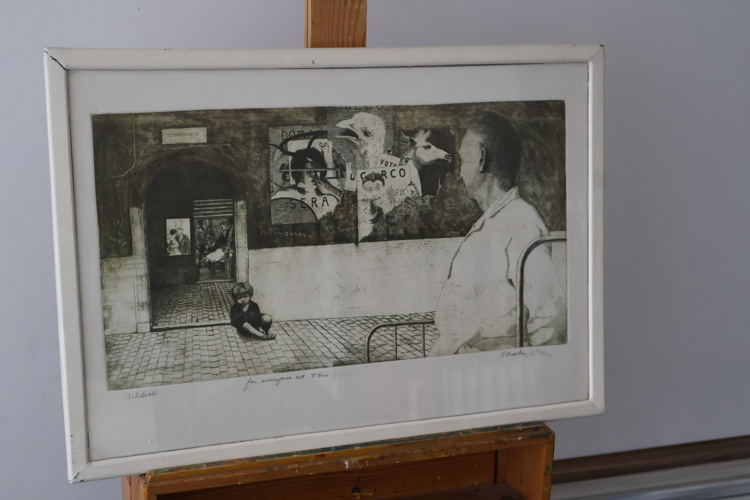 Ingelijste kunstdruk met figuratief thema' – foto 3 – kavel bij GSD Auctions, Zoeterwoude