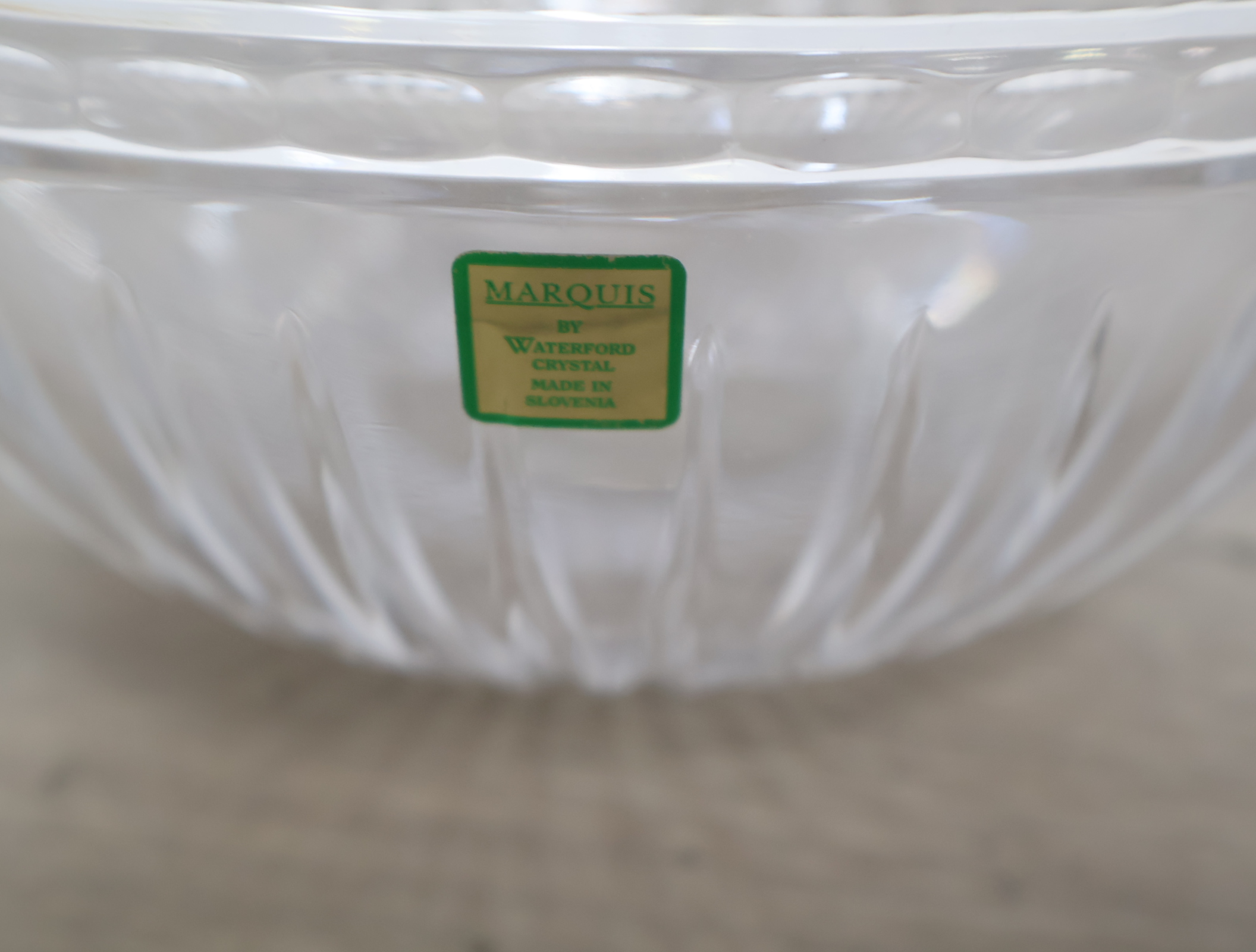 Set van 2 Kristallen Marquis kommen met gouden rand – foto 8 – kavel bij GSD Auctions, Zoeterwoude