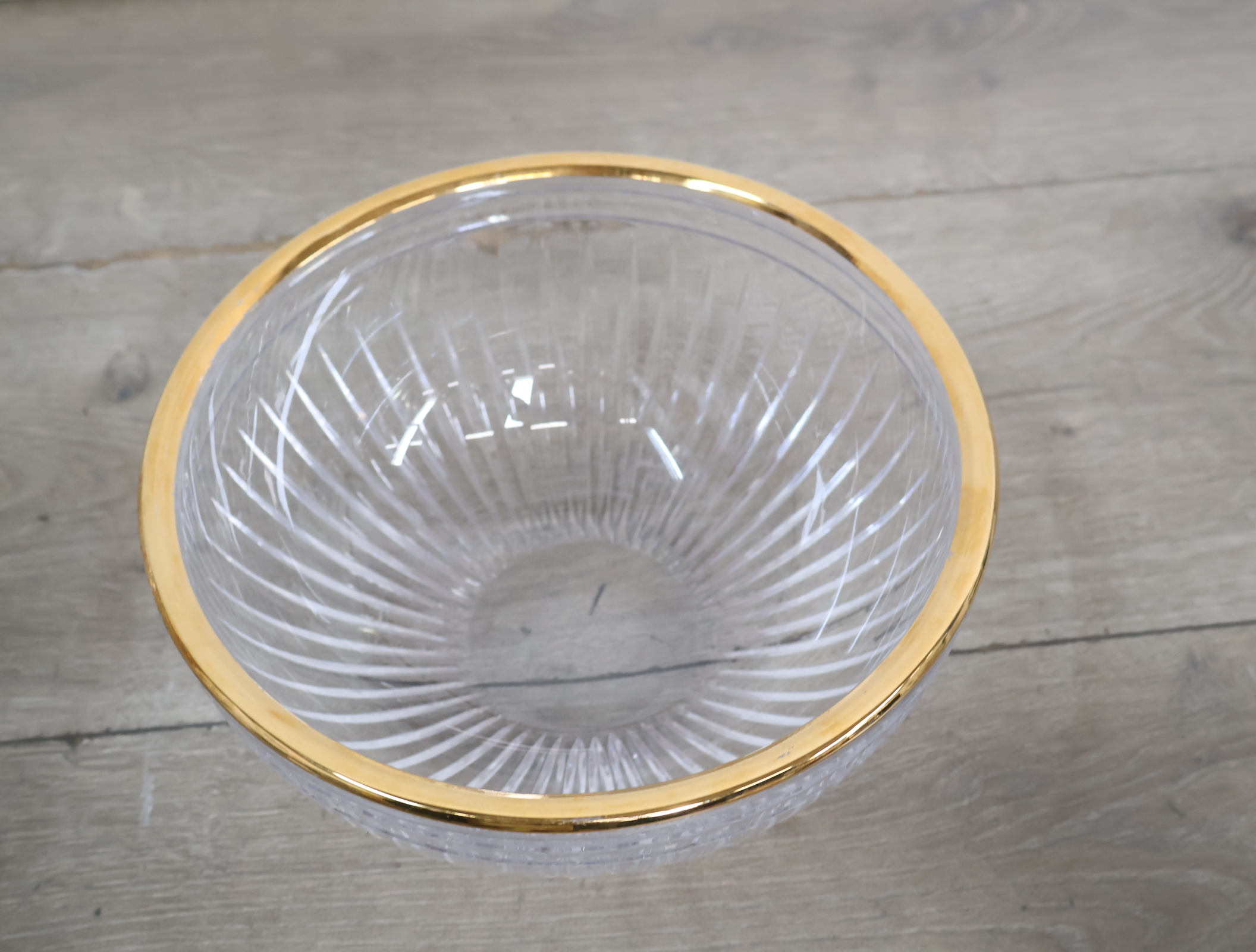 Set van 2 Kristallen Marquis kommen met gouden rand – foto 10 – kavel bij GSD Auctions, Zoeterwoude