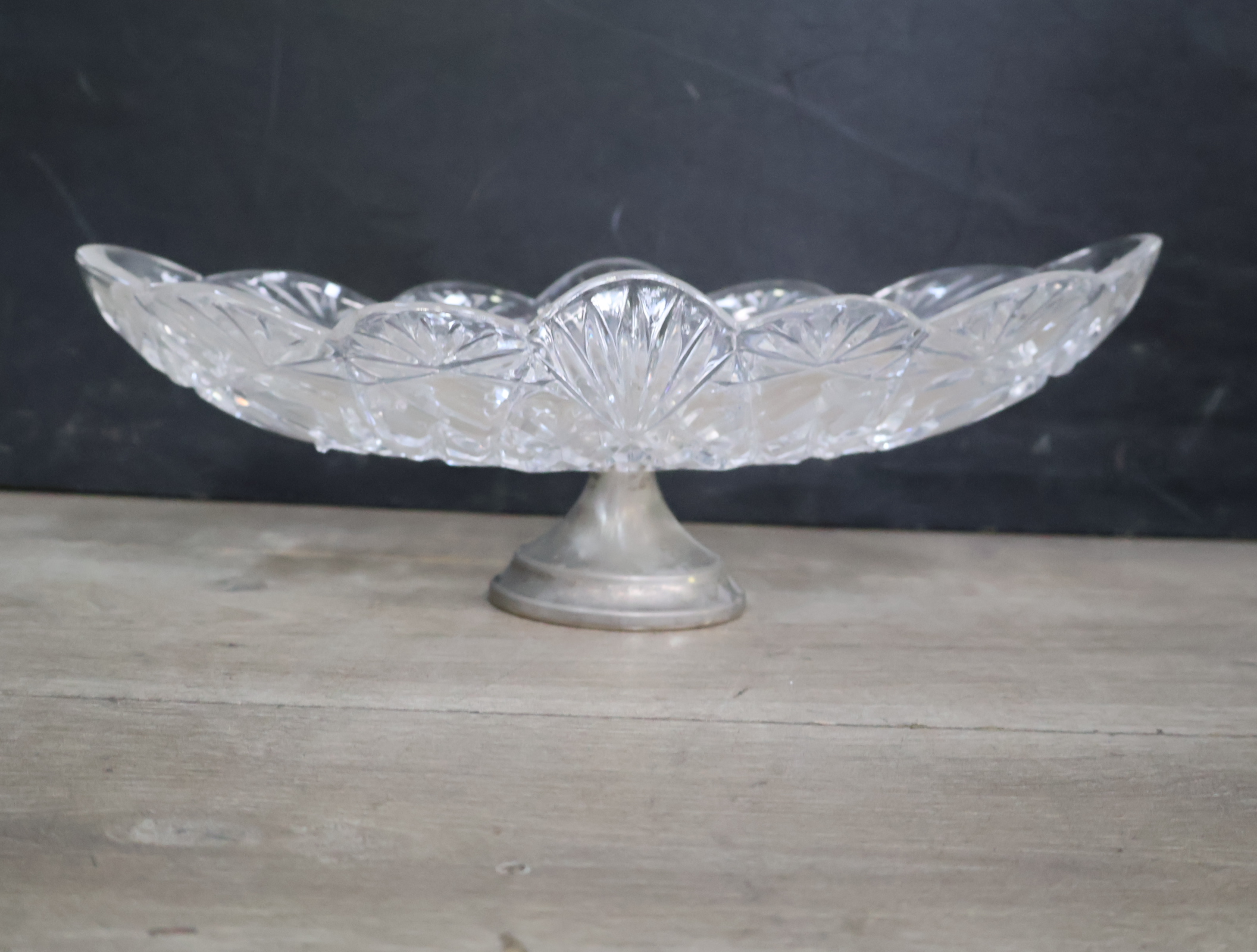 Kristallen schaal op Verzilverde voet – foto 5 – kavel bij GSD Auctions, Zoeterwoude