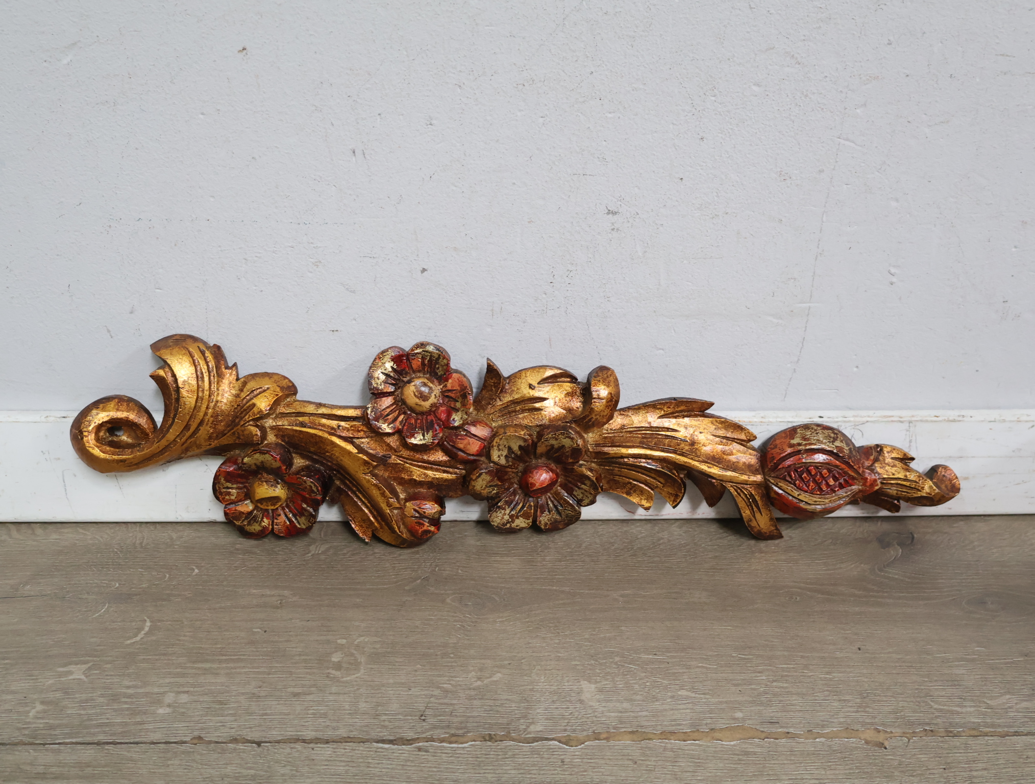 Bloemenmotief Wandornament' – foto 5 – kavel bij GSD Auctions, Zoeterwoude
