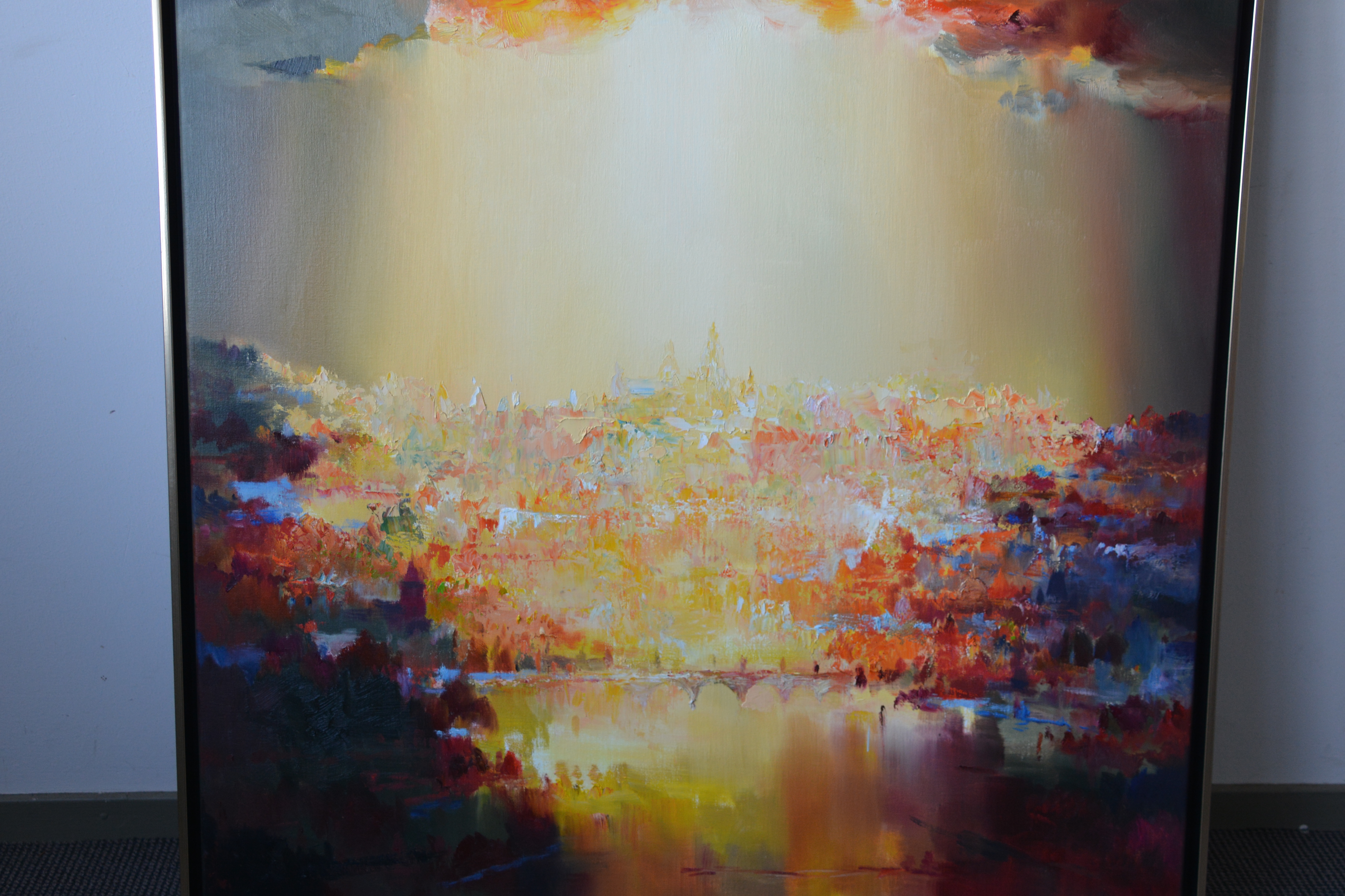 Schilderij van J. Bittenberger: 'Prágai tavasz I'. 2010 – foto 2 – kavel bij GSD Auctions, Zoeterwoude