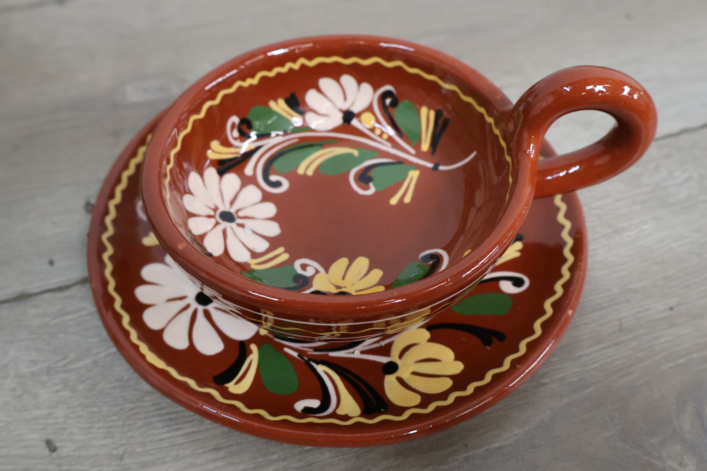 Vintage keramische kop en schotels 11 stuks'' – foto 7 – kavel bij GSD Auctions, Zoeterwoude