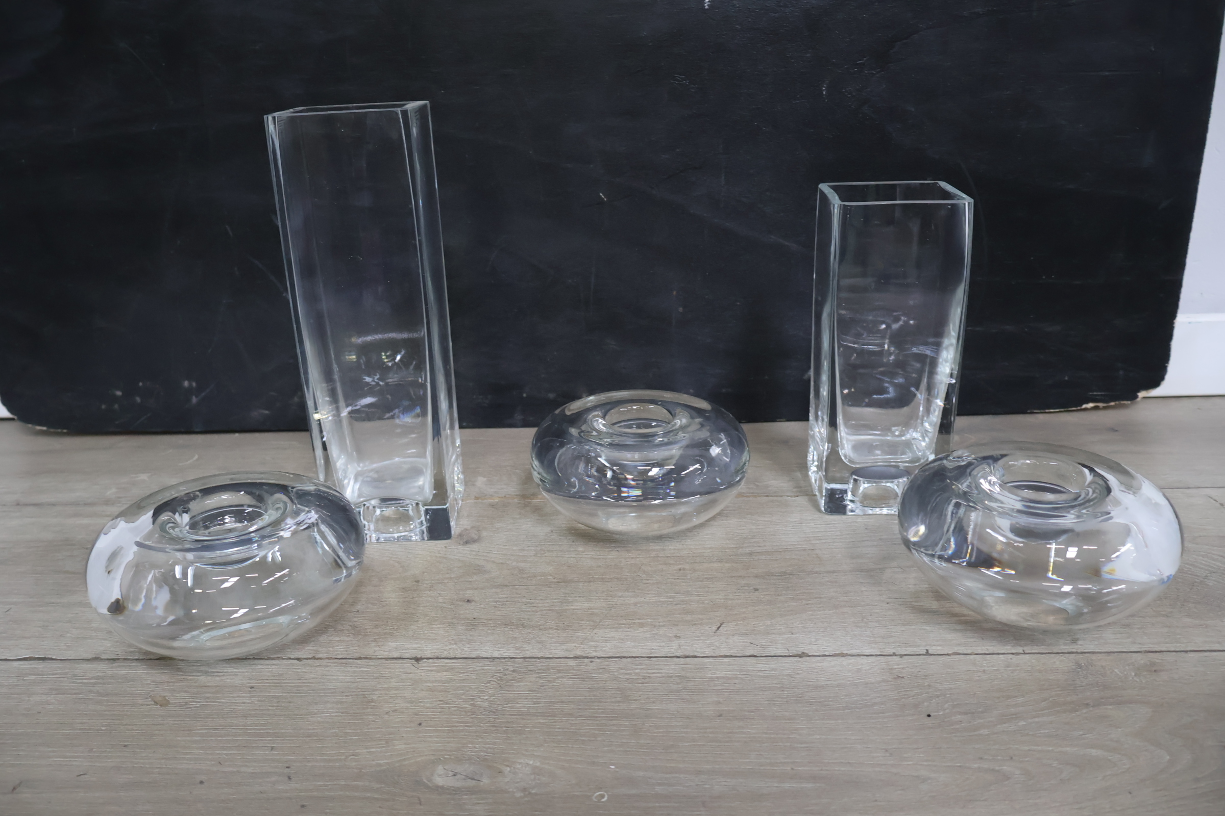 Set glazen vazen en kandelaars'' – foto 3 – kavel bij GSD Auctions, Zoeterwoude