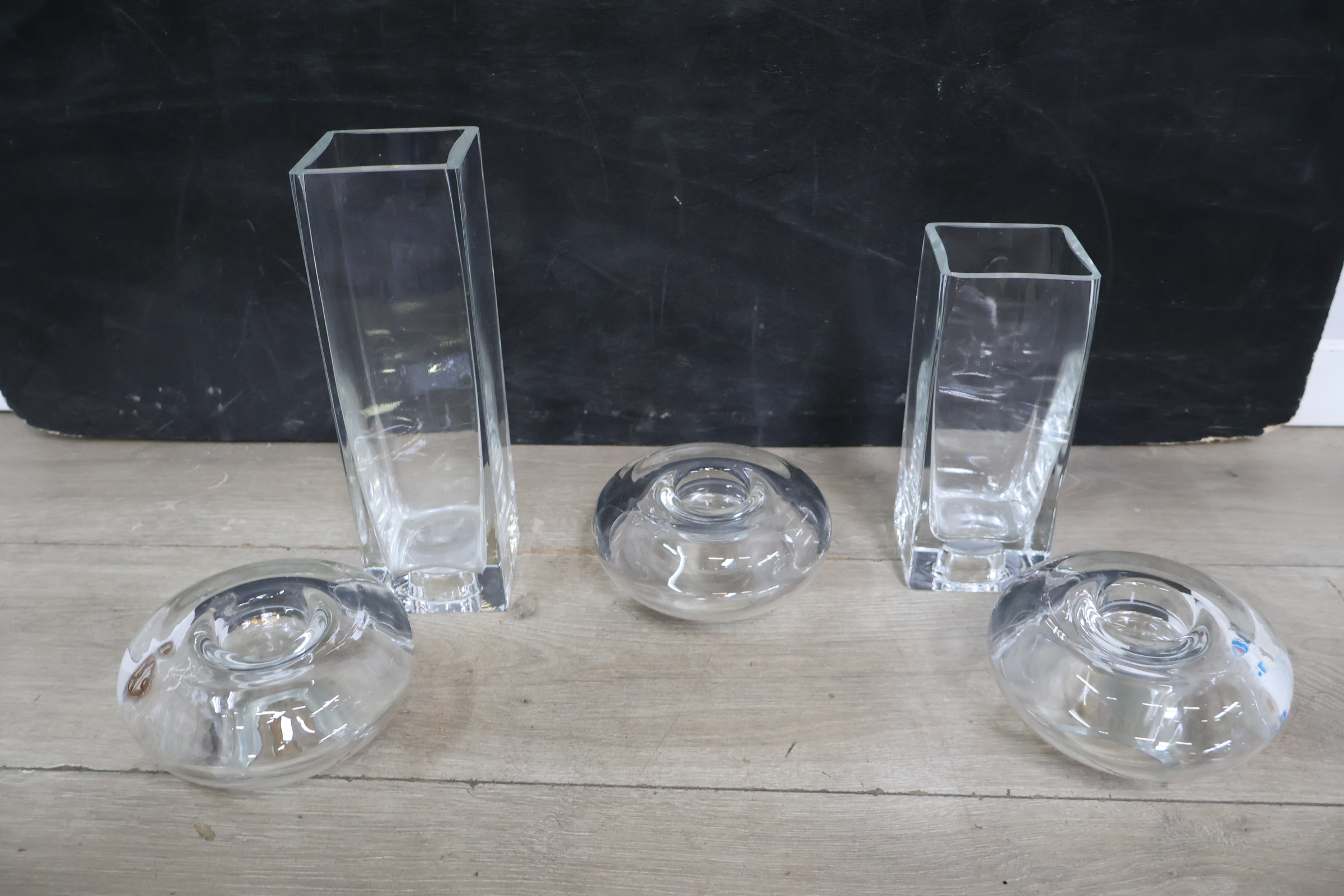 Set glazen vazen en kandelaars'' – foto 4 – kavel bij GSD Auctions, Zoeterwoude