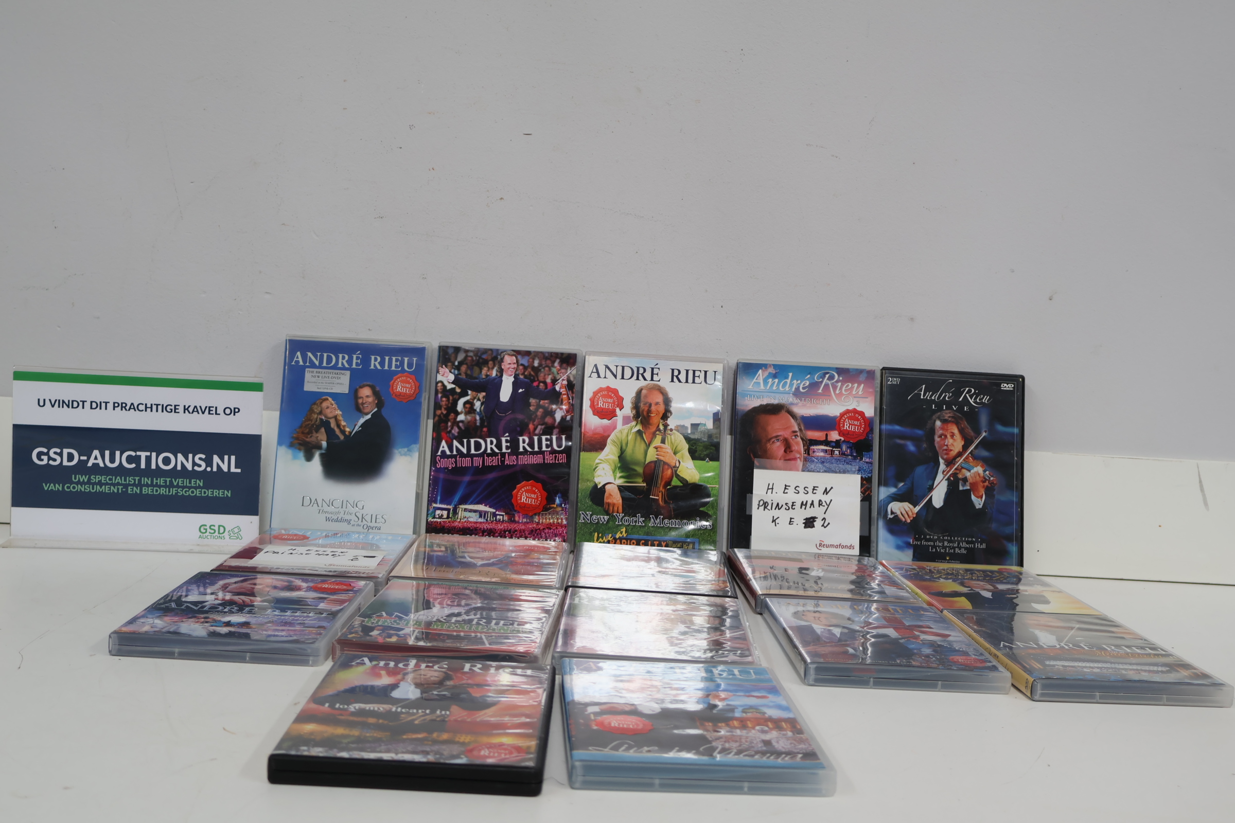 Verzameling André Rieu DVD's'' – foto 2 – kavel bij GSD Auctions, Zoeterwoude