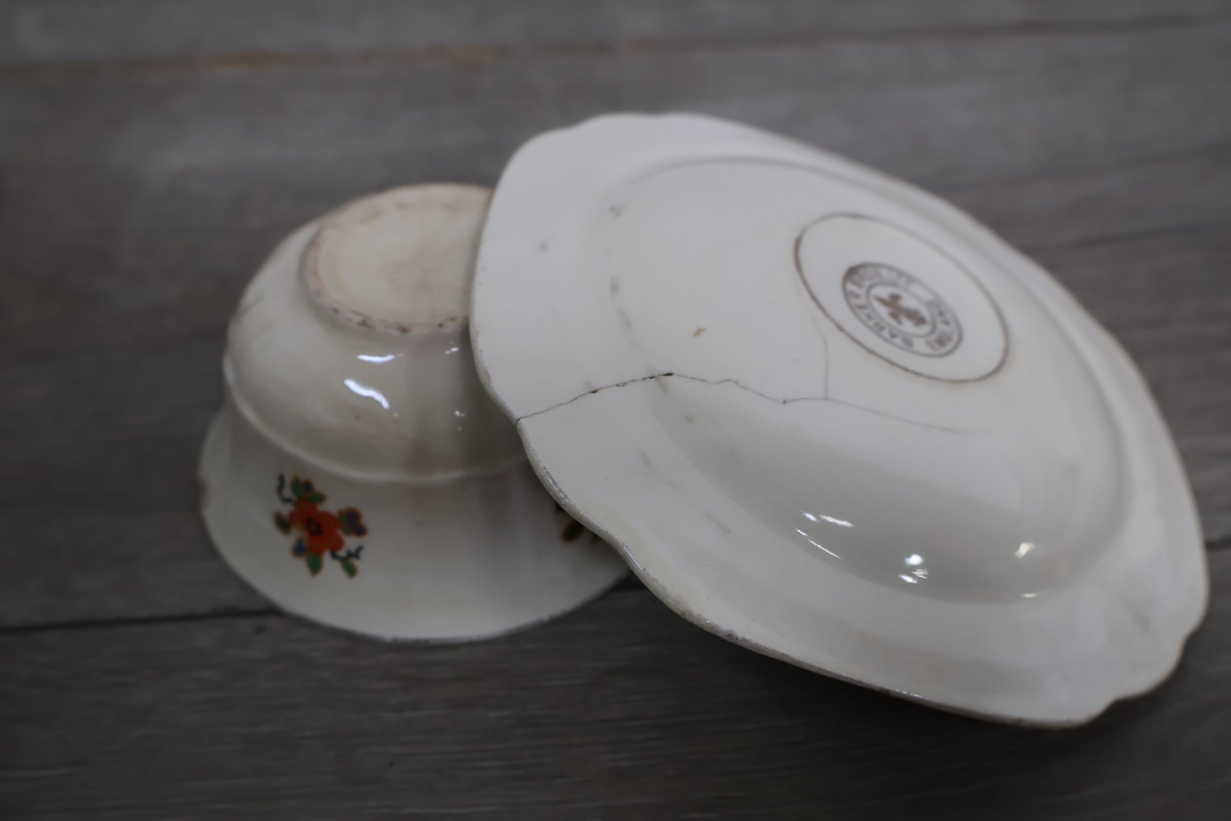 Vintage theepot met kop en schotel'' – foto 8 – kavel bij GSD Auctions, Zoeterwoude