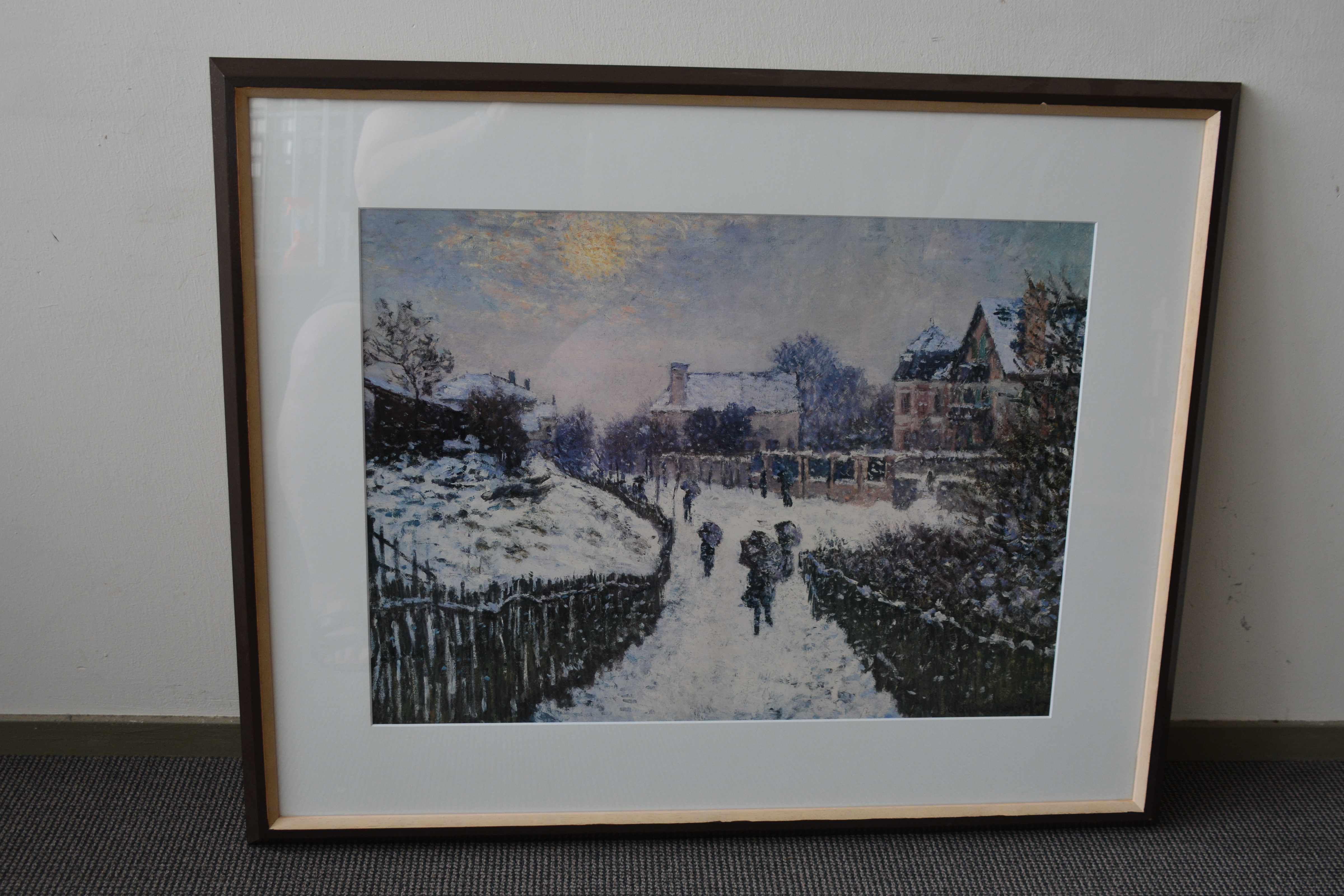 Ingelijste poster van Monet: Argenteuil, Frankrijk 1875 – kavel bij GSD Auctions, Zoeterwoude