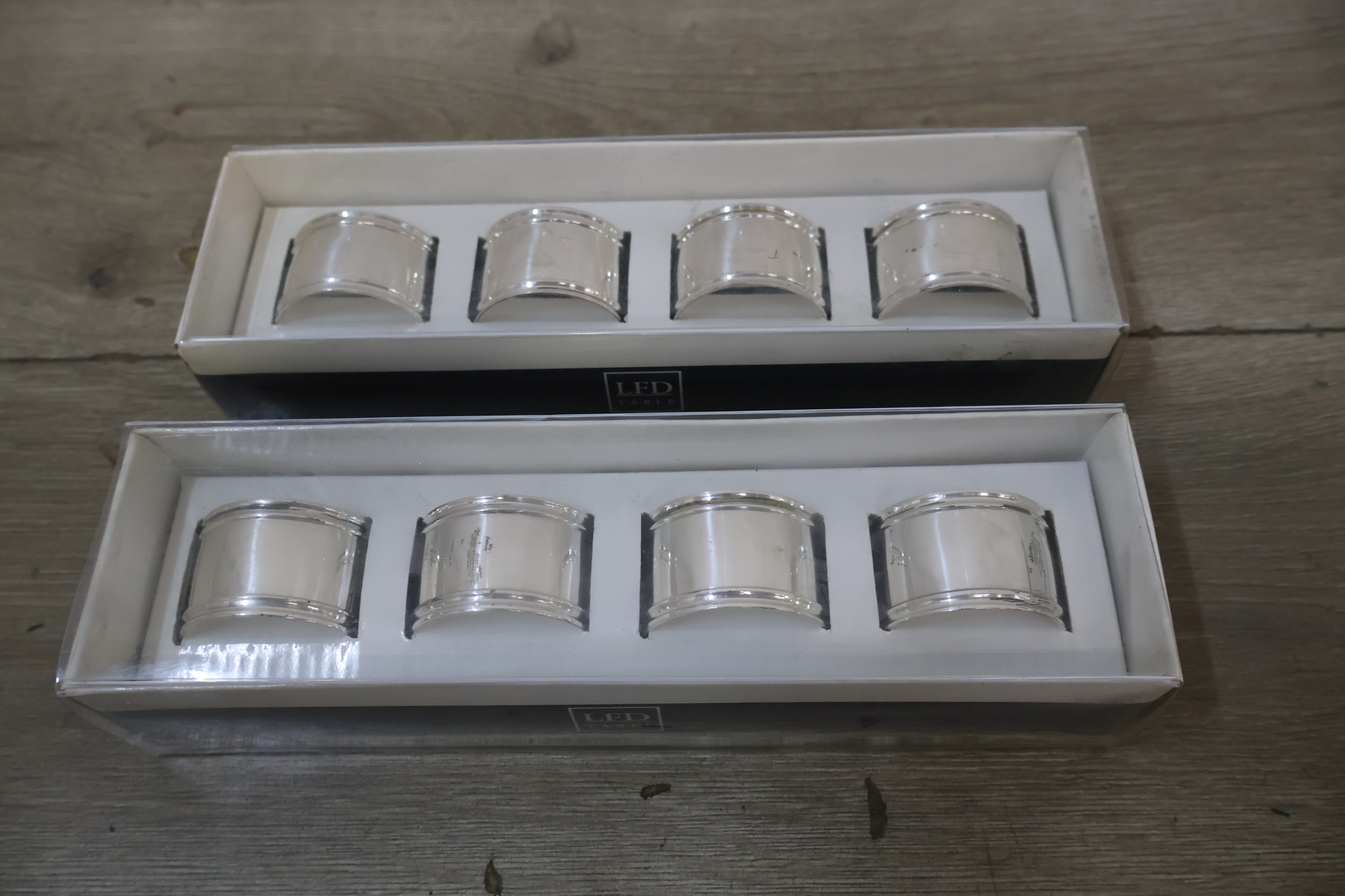 Set van acht glazen theelichthouders'' – foto 3 – kavel bij GSD Auctions, Zoeterwoude
