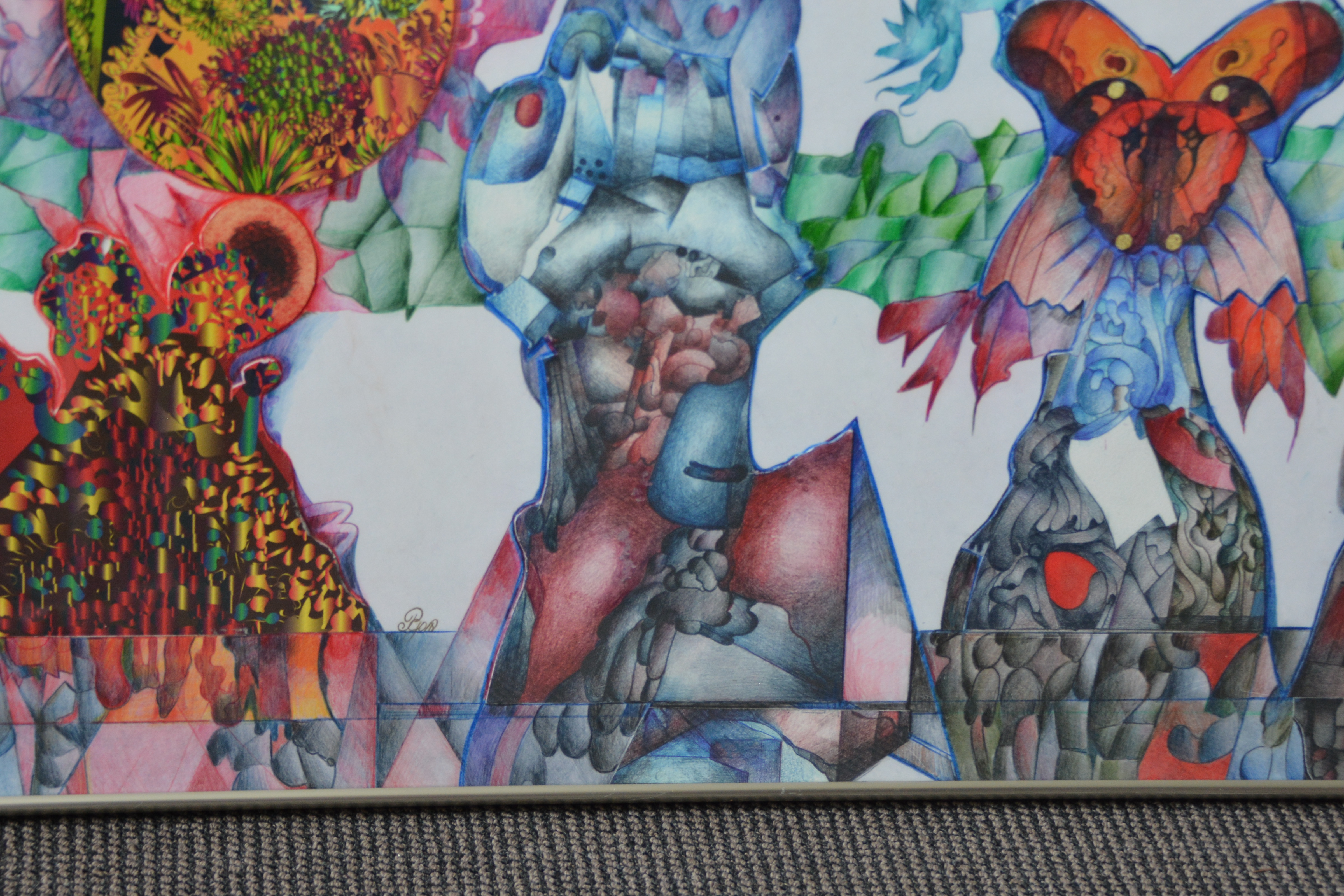 Kunstwerk: "Surrealistisch landschap" – foto 4 – kavel bij GSD Auctions, Zoeterwoude