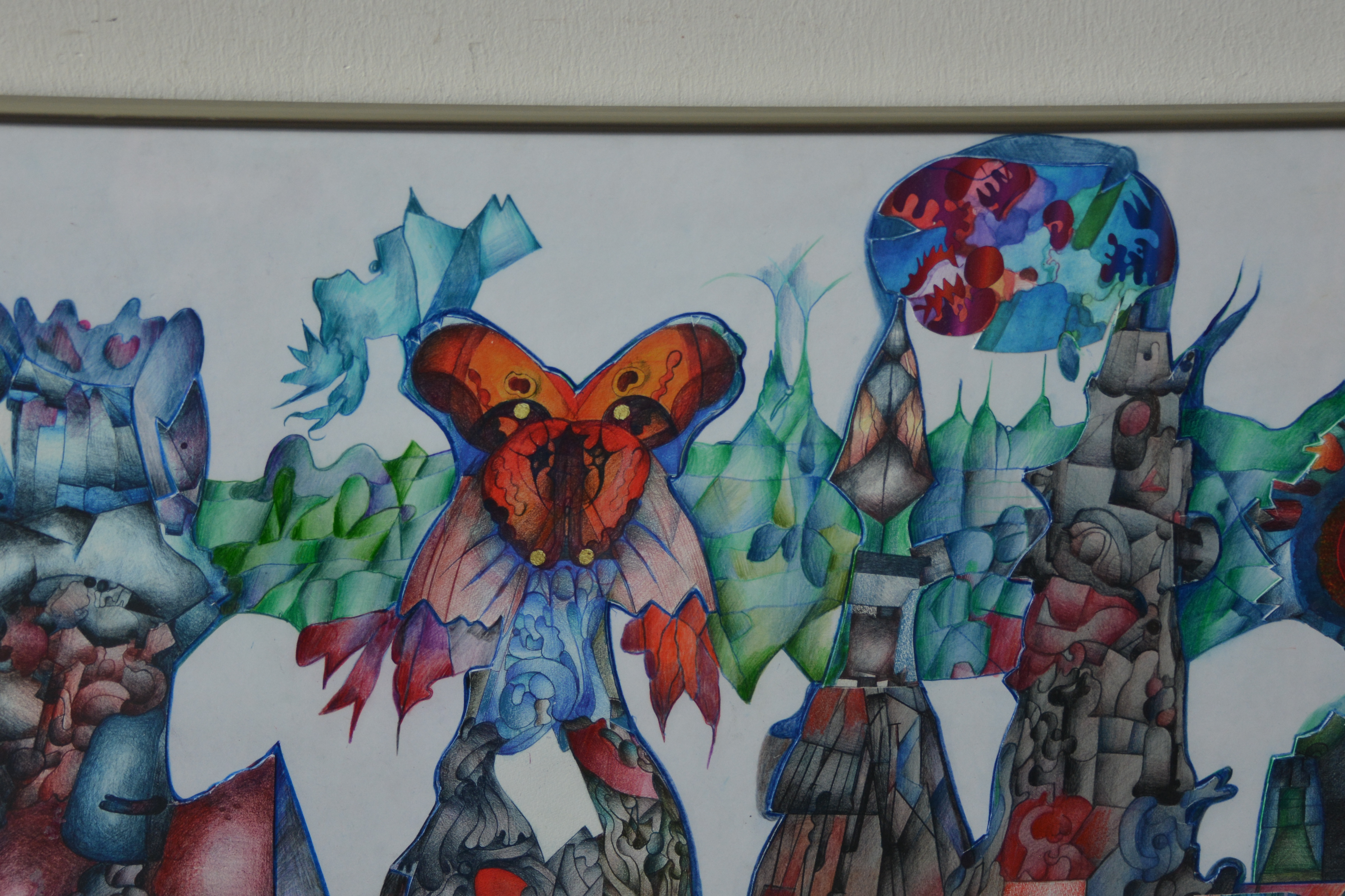 Kunstwerk: "Surrealistisch landschap" – foto 5 – kavel bij GSD Auctions, Zoeterwoude