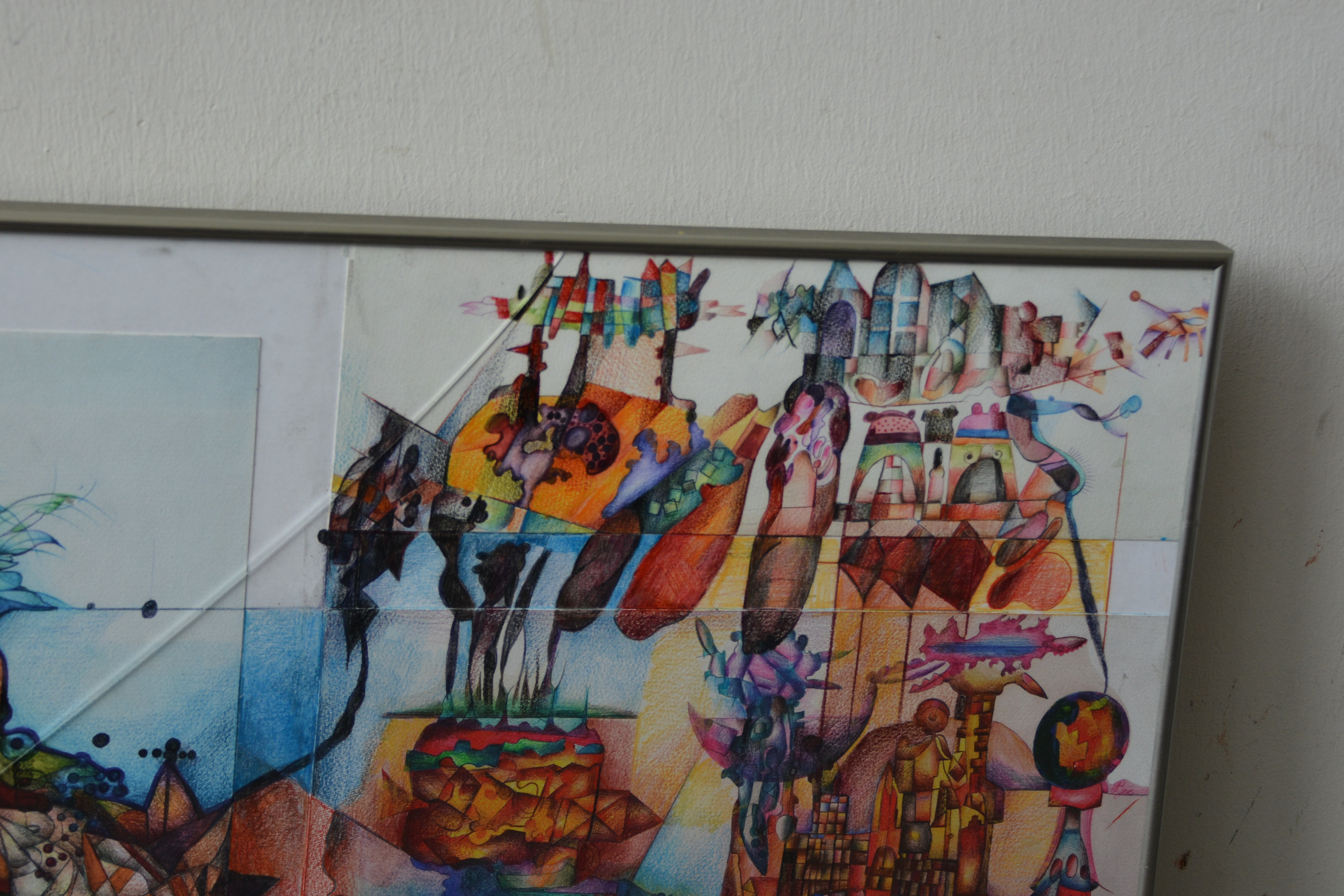 Kunstwerk: "Abstracte Stad" – foto 5 – kavel bij GSD Auctions, Zoeterwoude