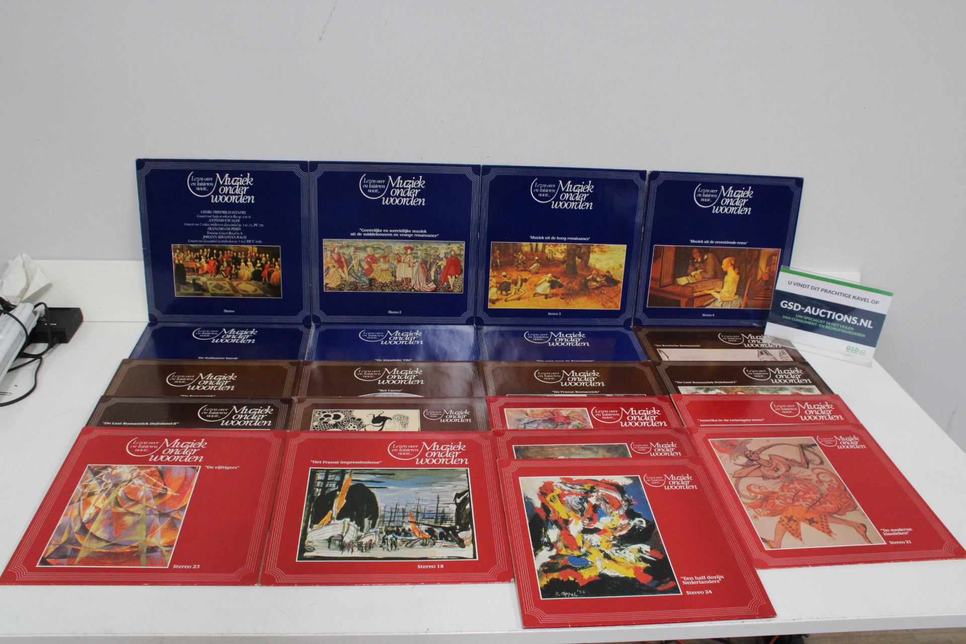 Luxe LP muziekcollectie 'Muziek onder woorden' – kavel bij GSD Auctions, Zoeterwoude