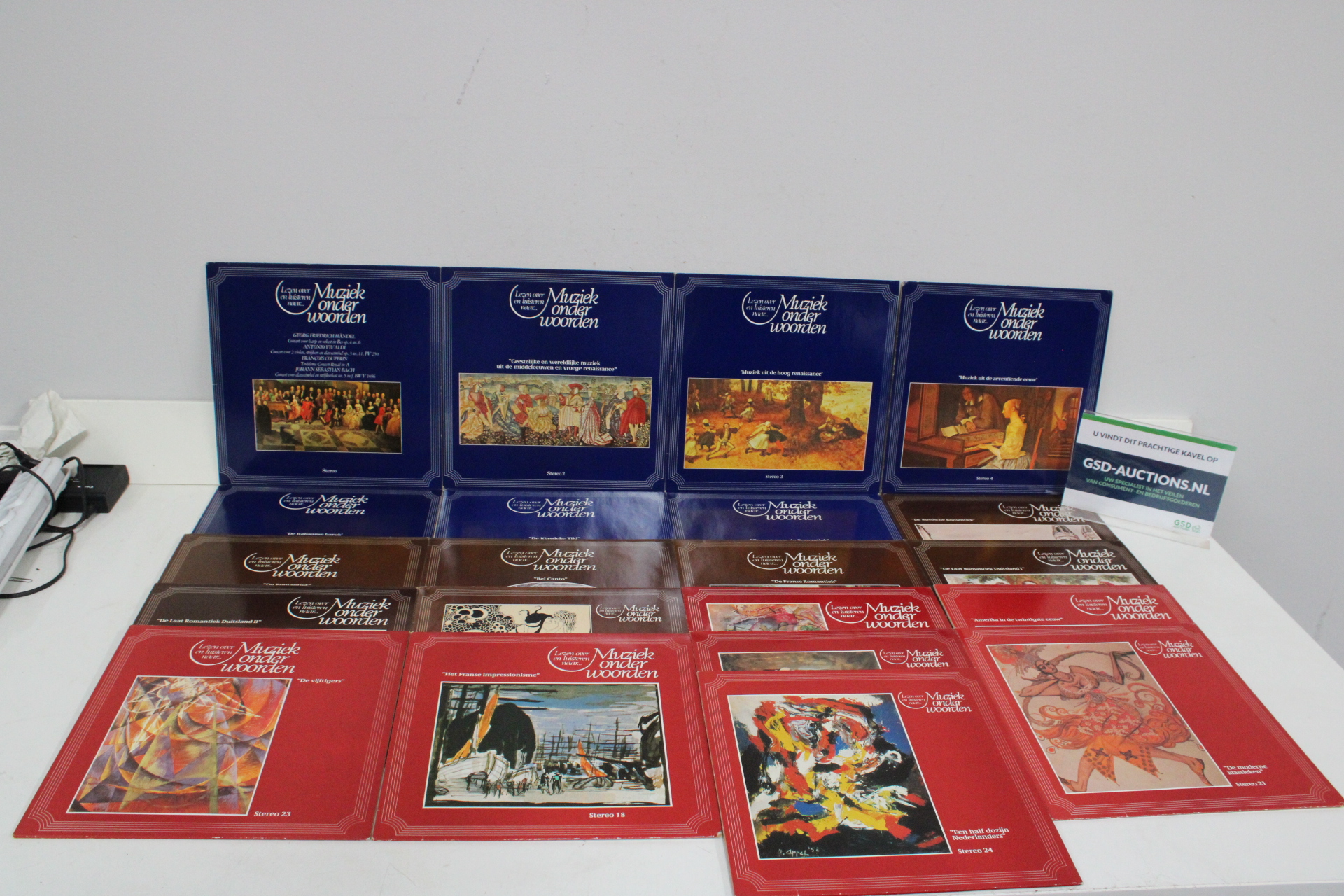 Luxe LP muziekcollectie 'Muziek onder woorden' – foto 2 – kavel bij GSD Auctions, Zoeterwoude