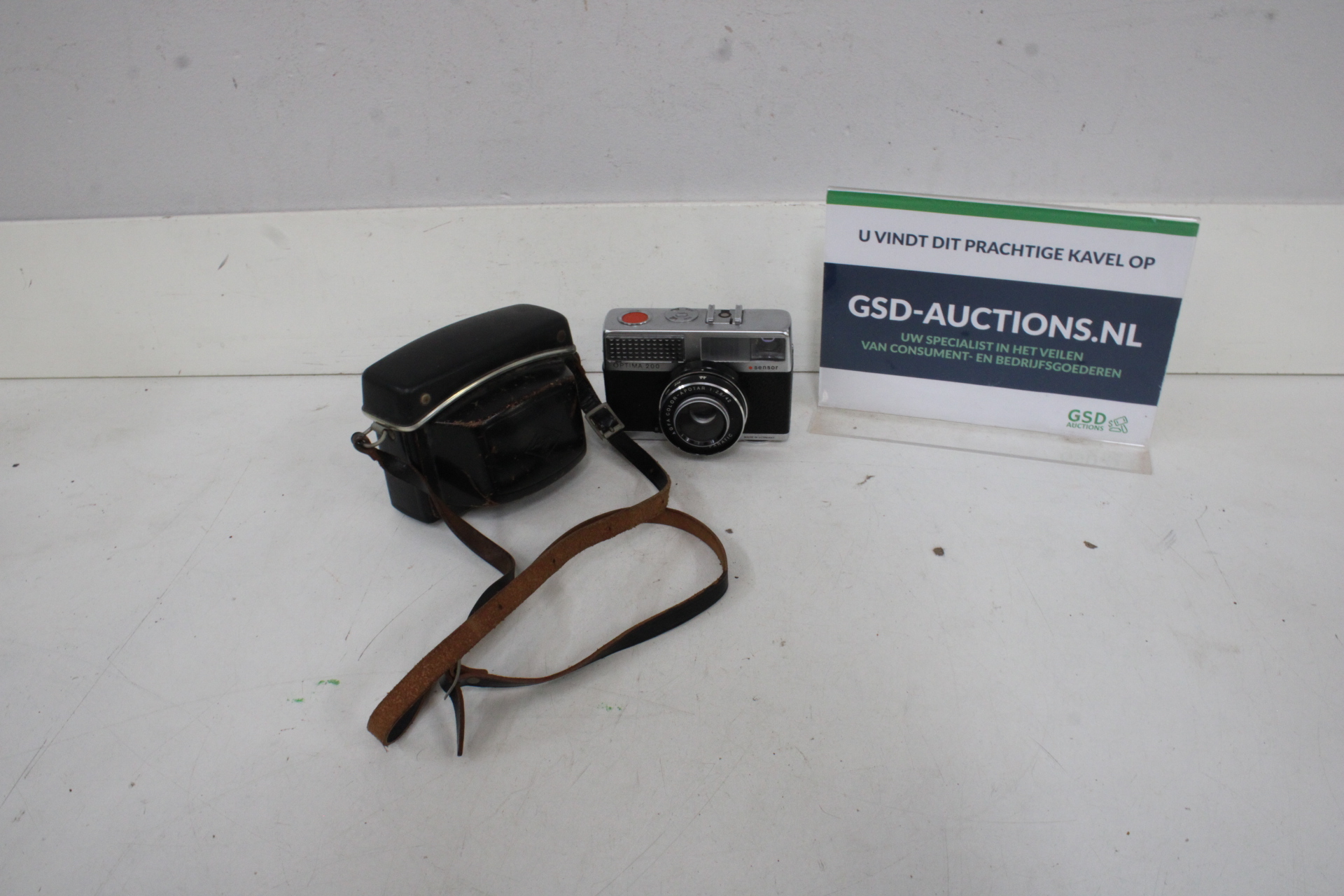 Vintage Optima 200 camera met leren draagtas – foto 2 – kavel bij GSD Auctions, Zoeterwoude