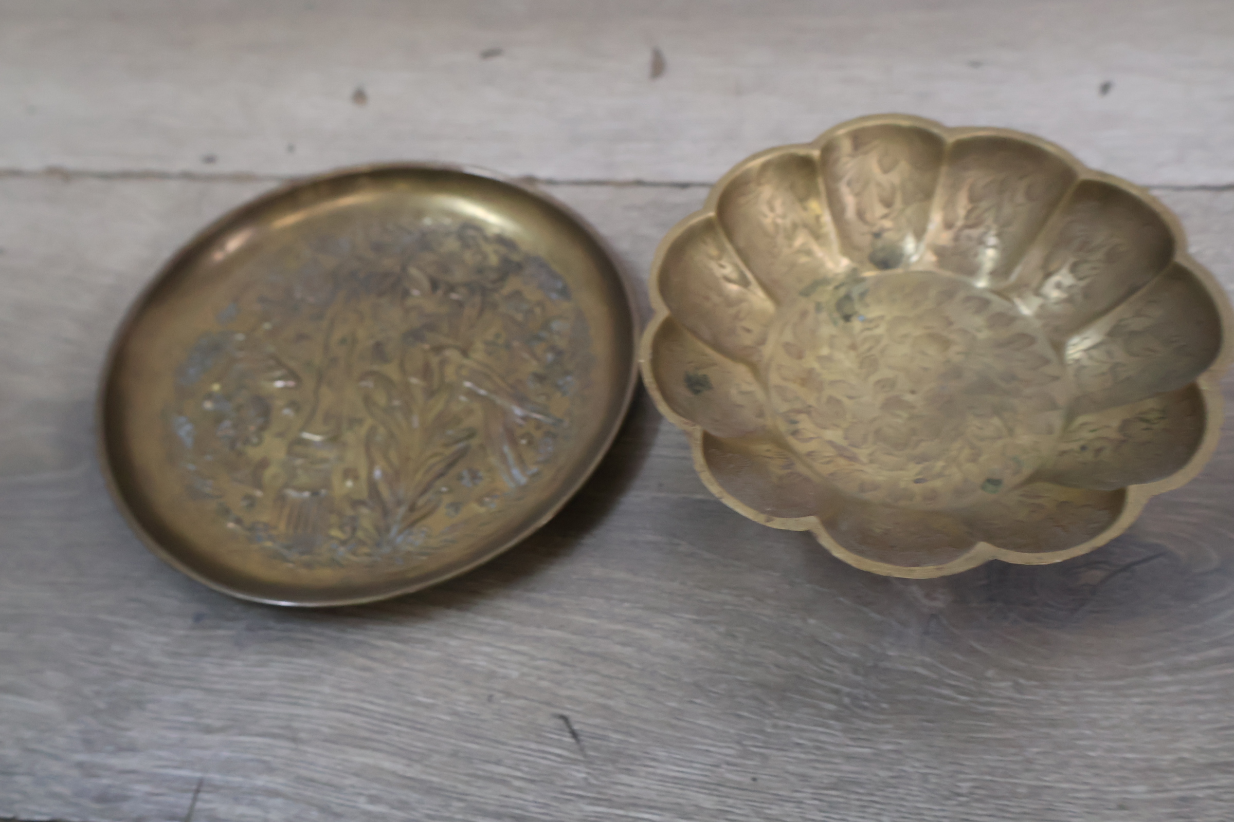 Collectie messing en koperen siervoorwerpen en kandelaars – foto 7 – kavel bij GSD Auctions, Zoeterwoude
