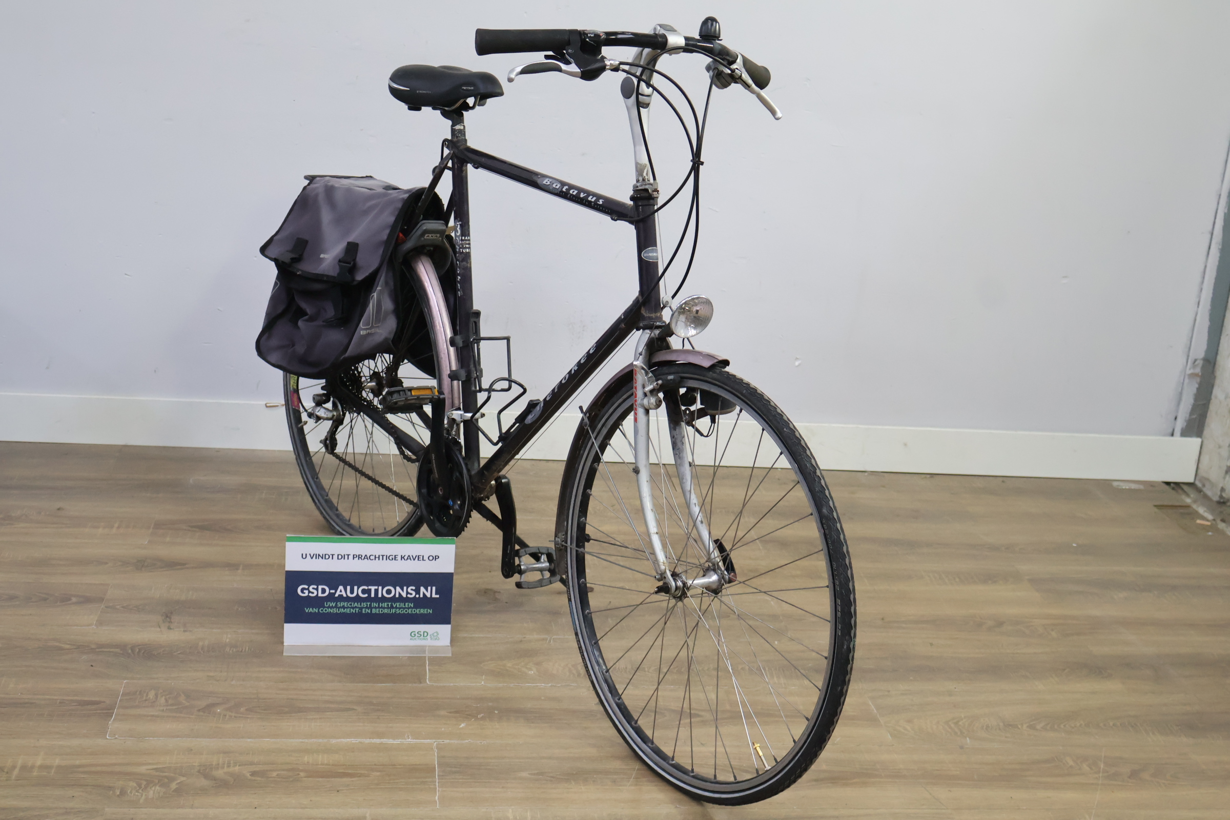 Batavus Tour 3 Versnellingen Herenfiets met Zadeltas – kavel bij GSD Auctions, Zoeterwoude